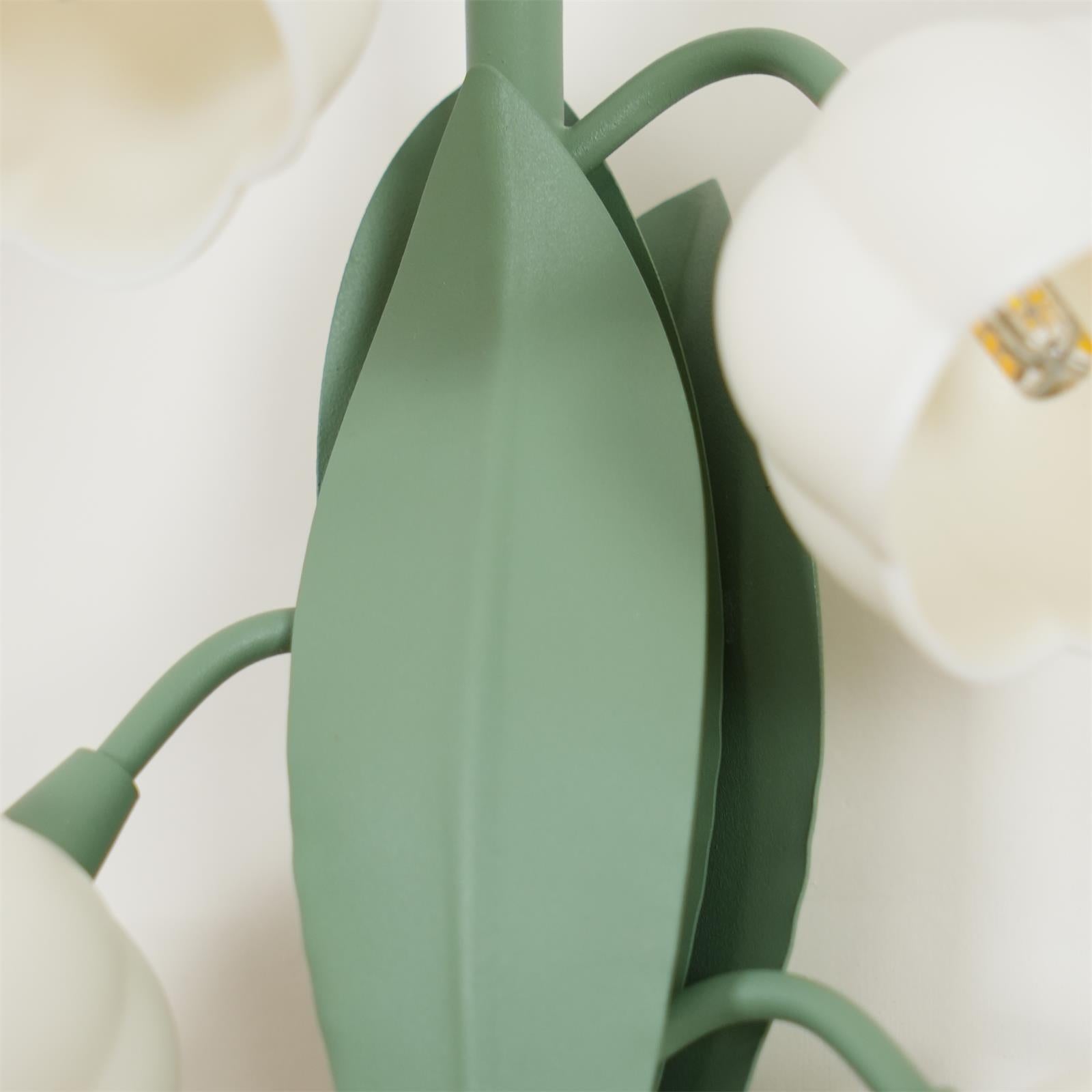 Aelis Natürliche Orchideen-Wandleuchte für den Innenbereich