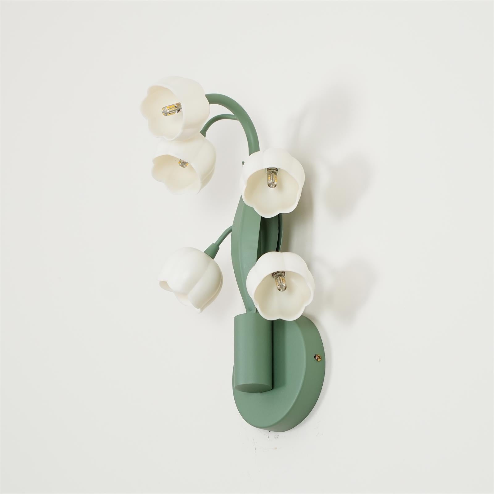 Aelis Natürliche Orchideen-Wandleuchte für den Innenbereich
