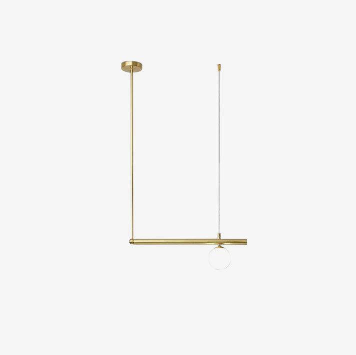 Solara Pendelleuchte Messing Linear Satellite Minimalistisch-Letslighting