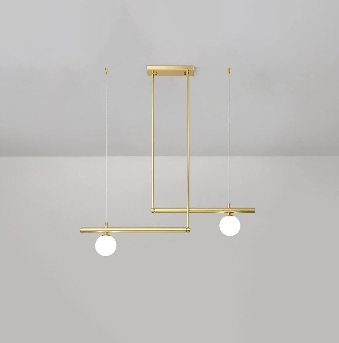 Solara Pendelleuchte Messing Linear Satellite Minimalistisch-Letslighting