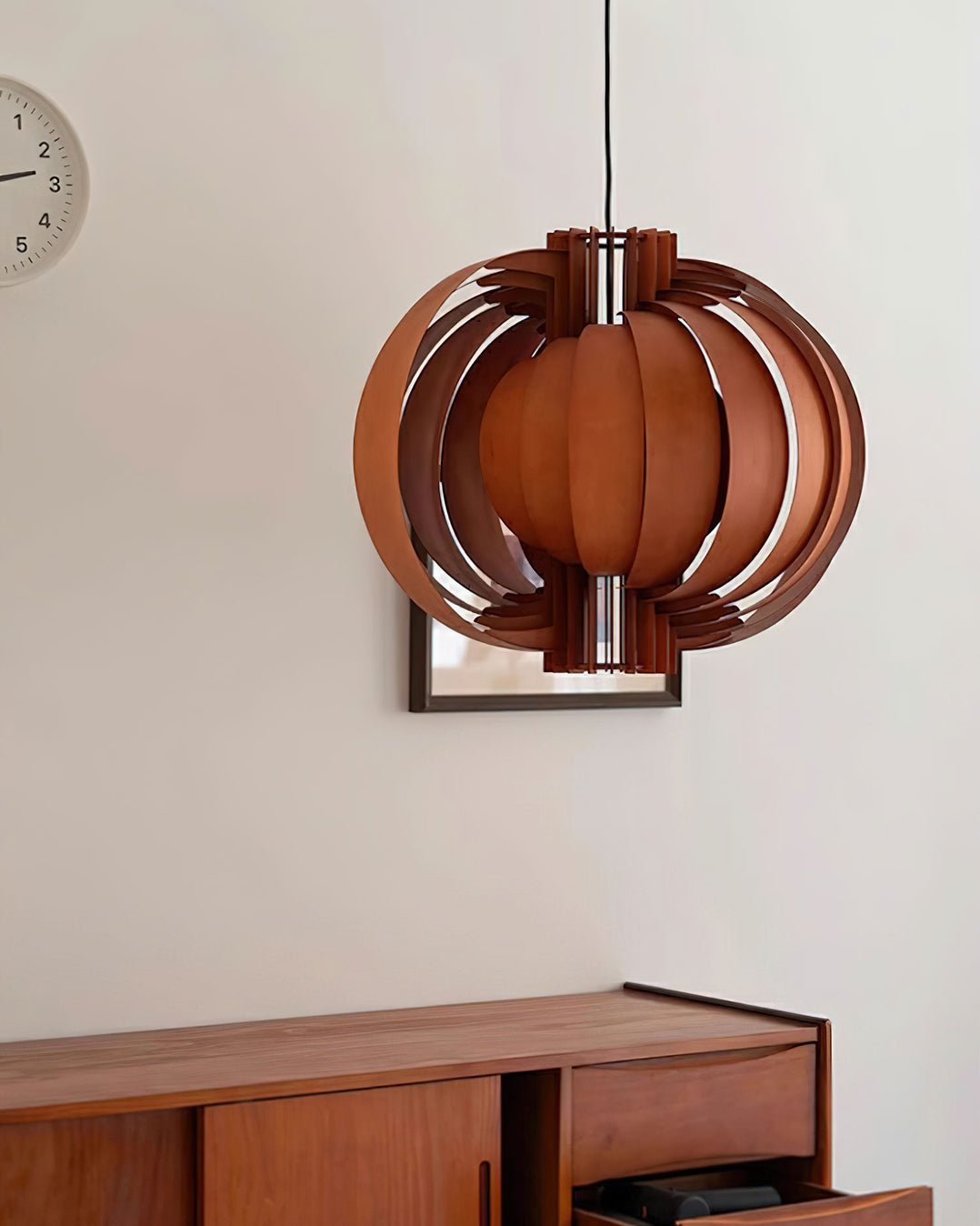 Ivraeus Premium Eleganz Ring Holz Pendelleuchte-Letslighting