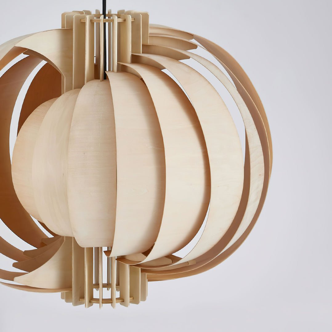 Ivraeus Premium Eleganz Ring Holz Pendelleuchte-Letslighting