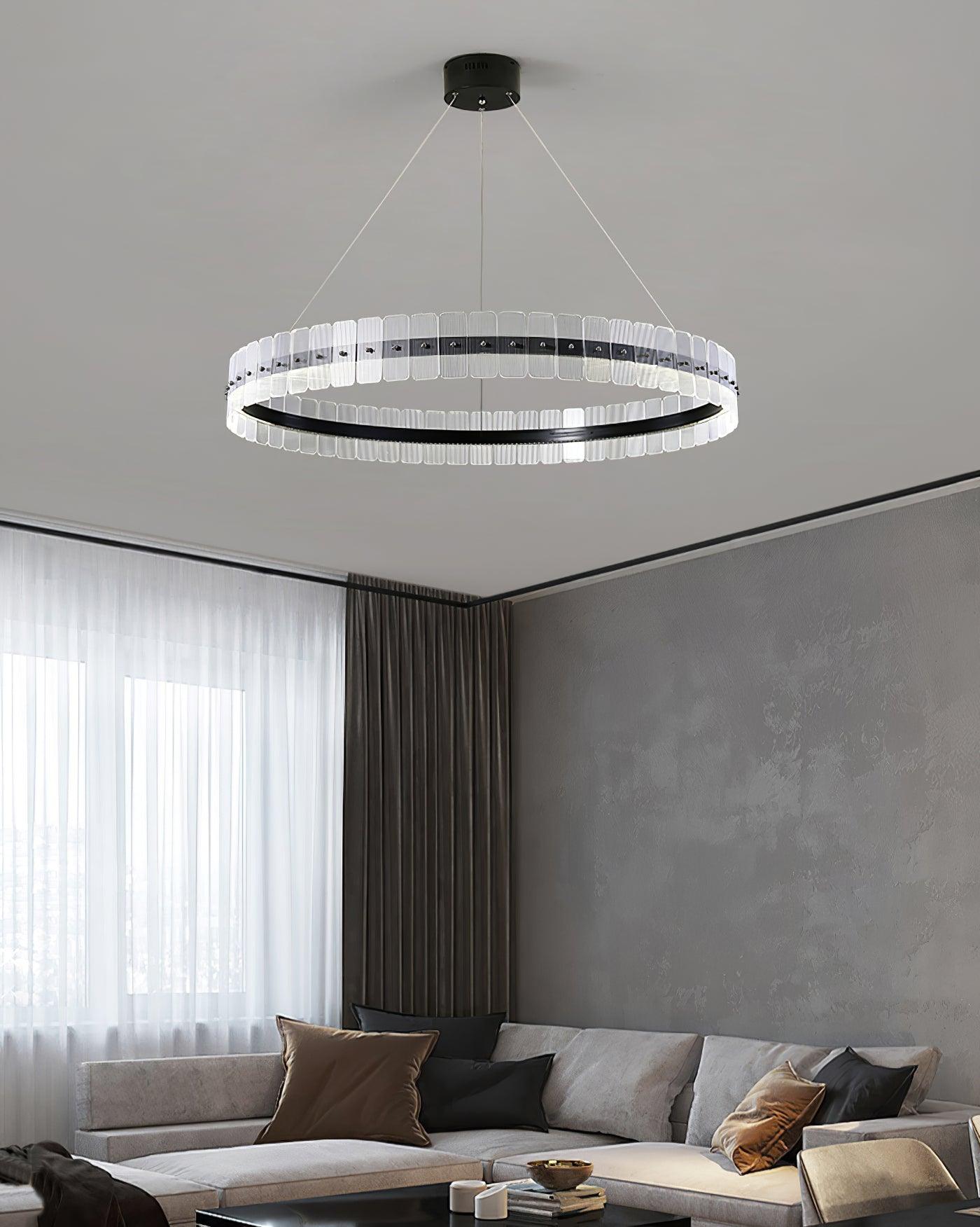 Lustra Kronleuchter Saturno LED mit Blöcken-Letslighting