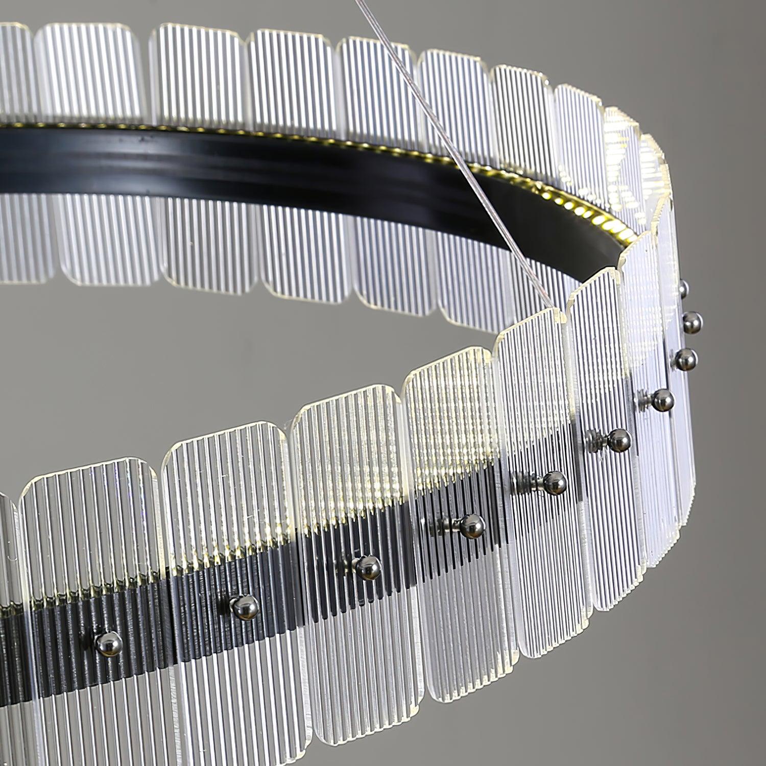 Lustra Kronleuchter Saturno LED mit Blöcken-Letslighting