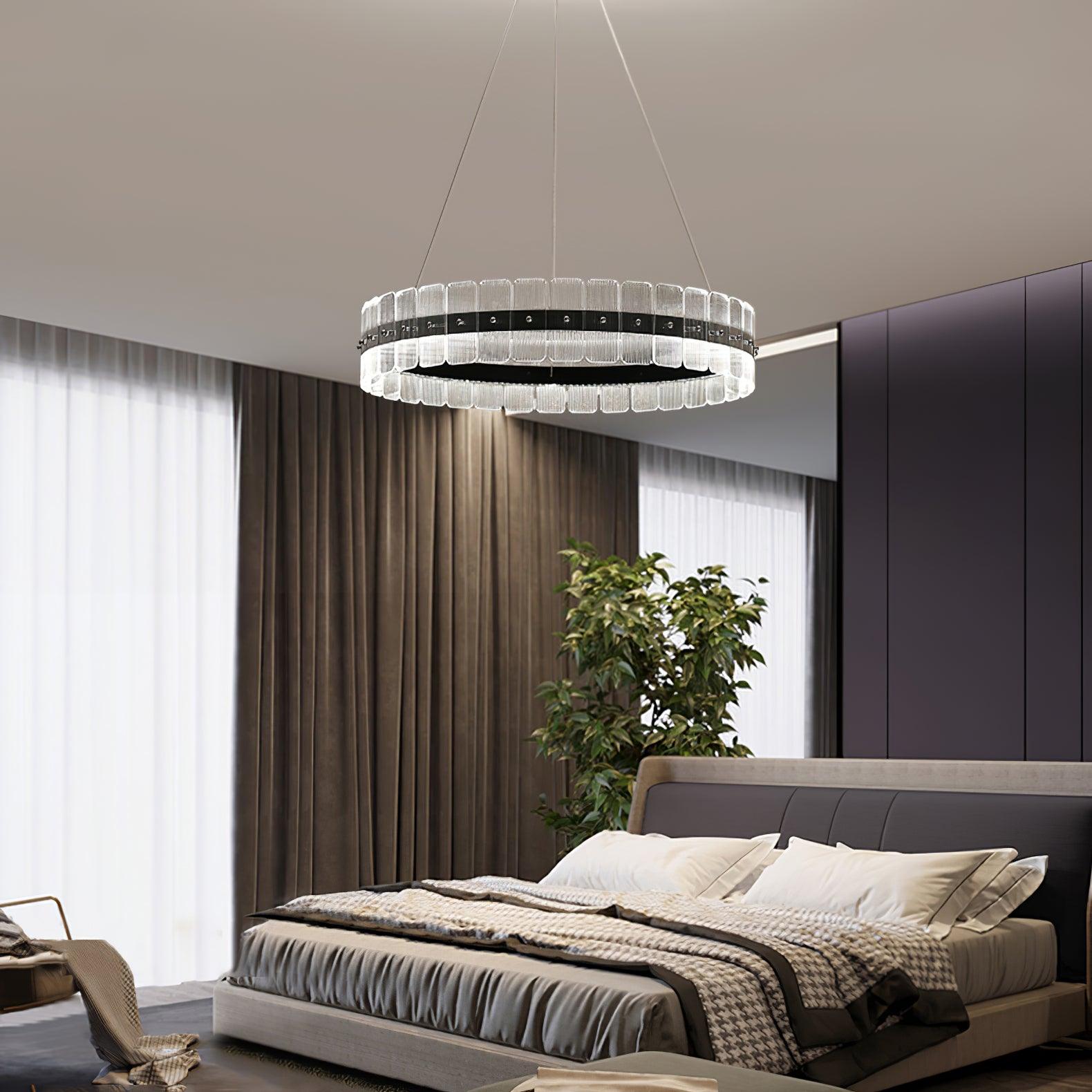 Lustra Kronleuchter Saturno LED mit Blöcken-Letslighting