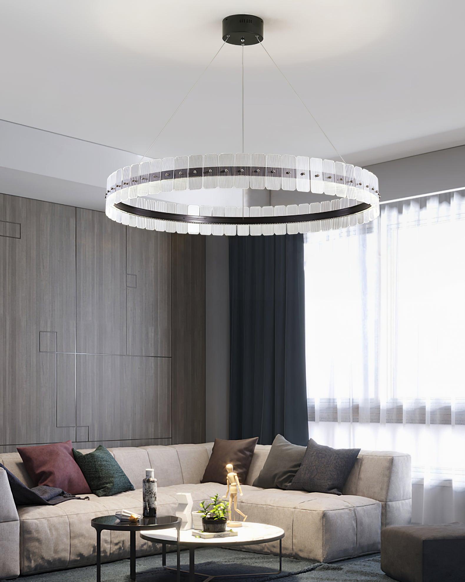 Lustra Kronleuchter Saturno LED mit Blöcken-Letslighting