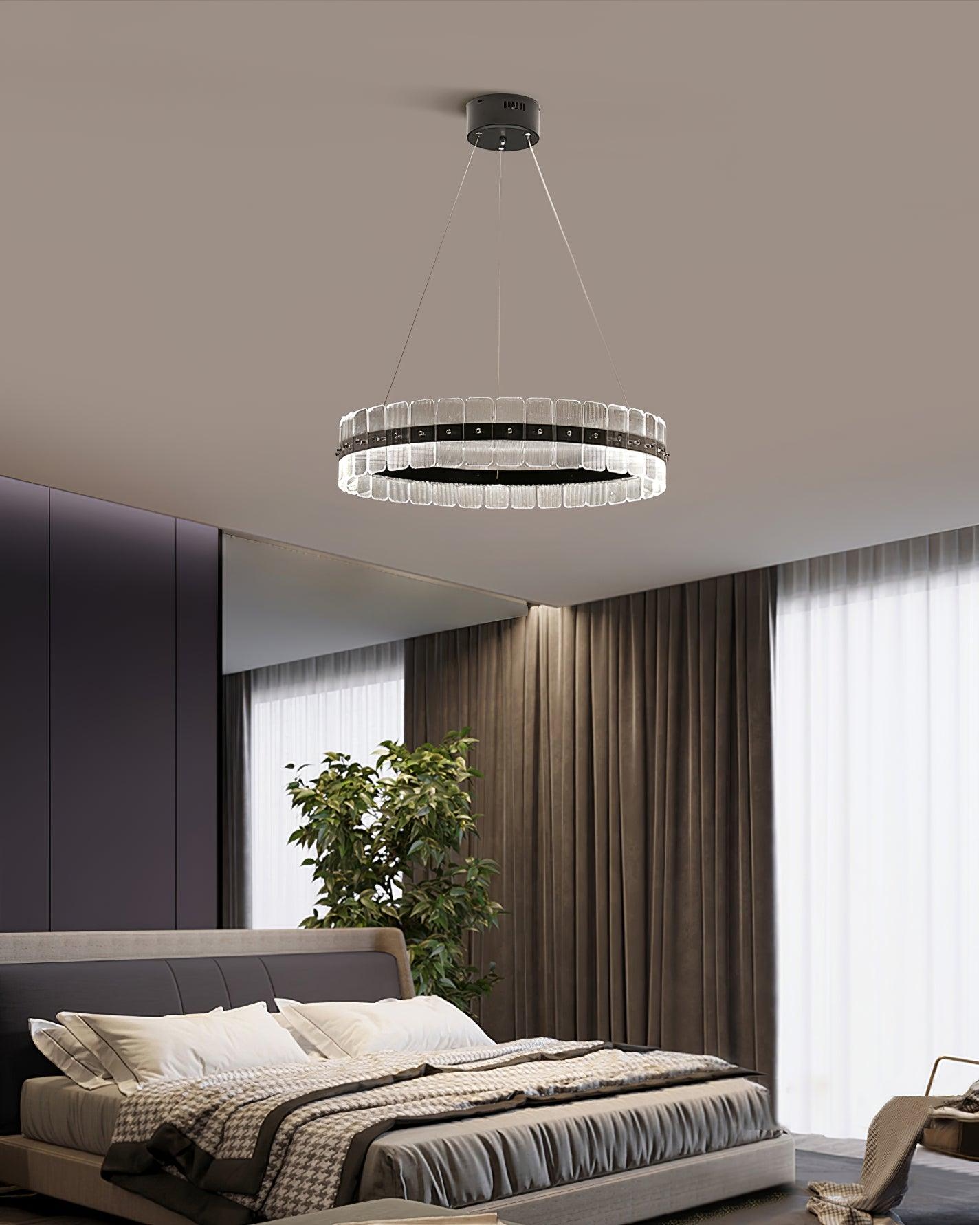 Lustra Kronleuchter Saturno LED mit Blöcken-Letslighting