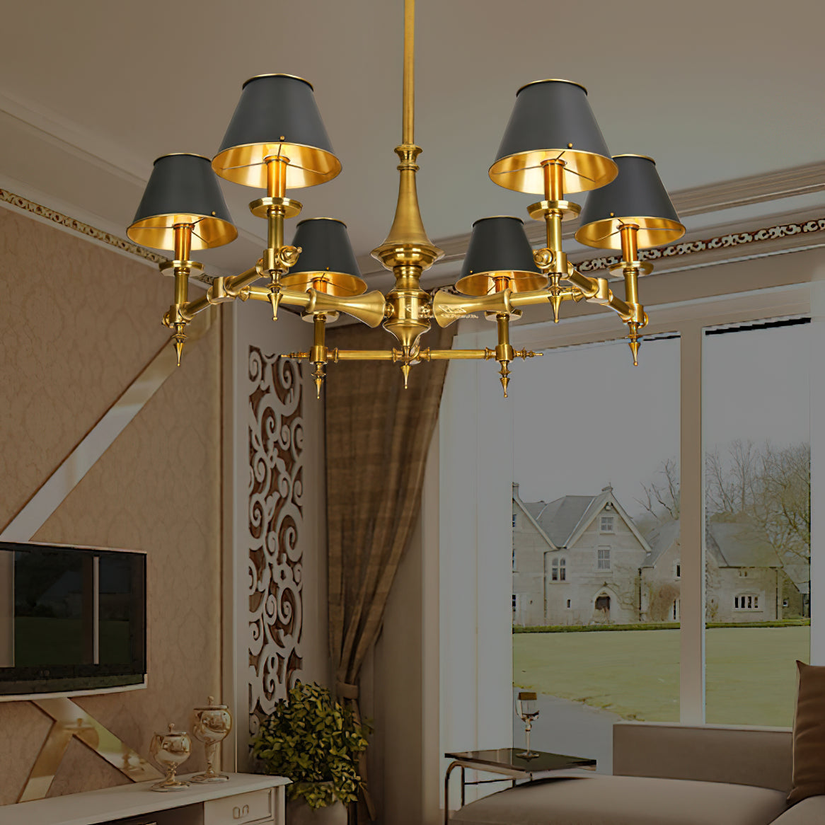 Comarion Vintage Traditioneller Kronleuchter-Letslighting