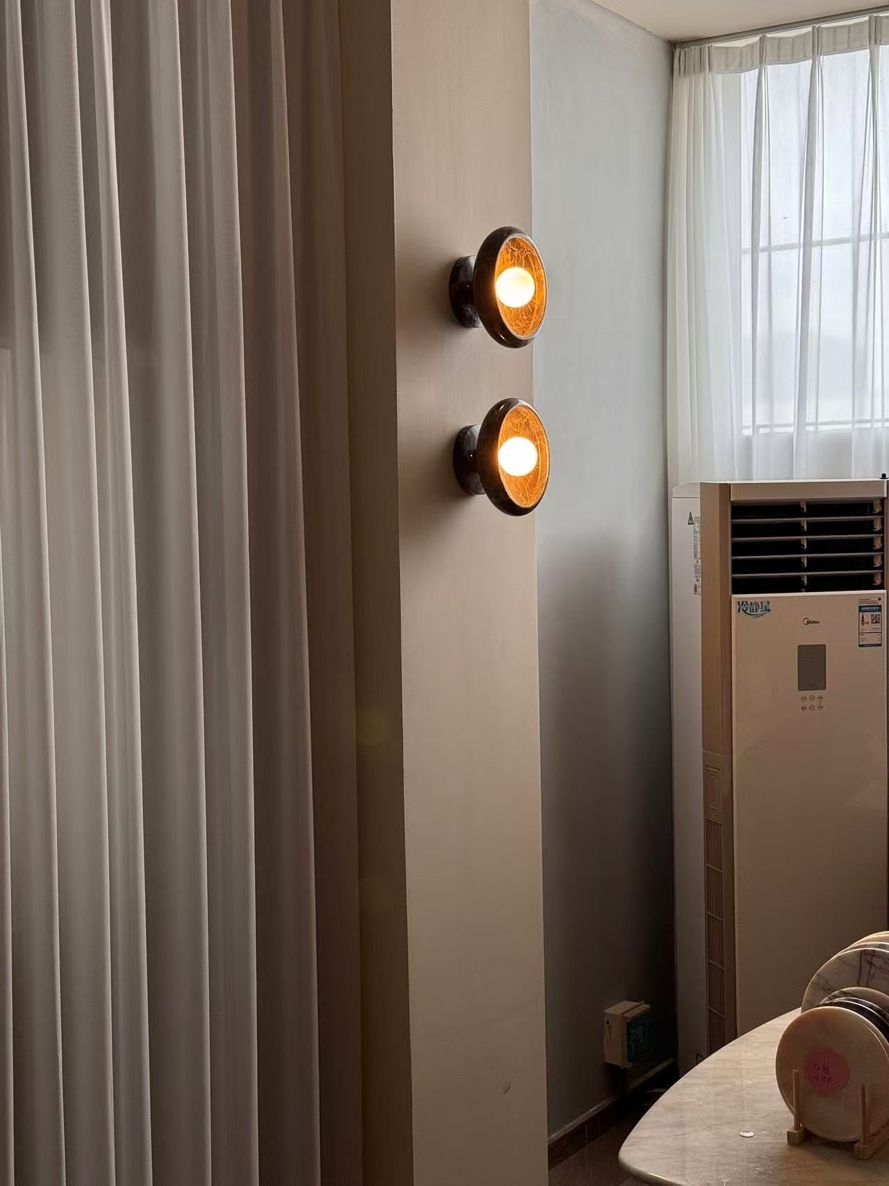 Piedra Modern Minimalist Marble Glass Wall Lamp - Letslighting