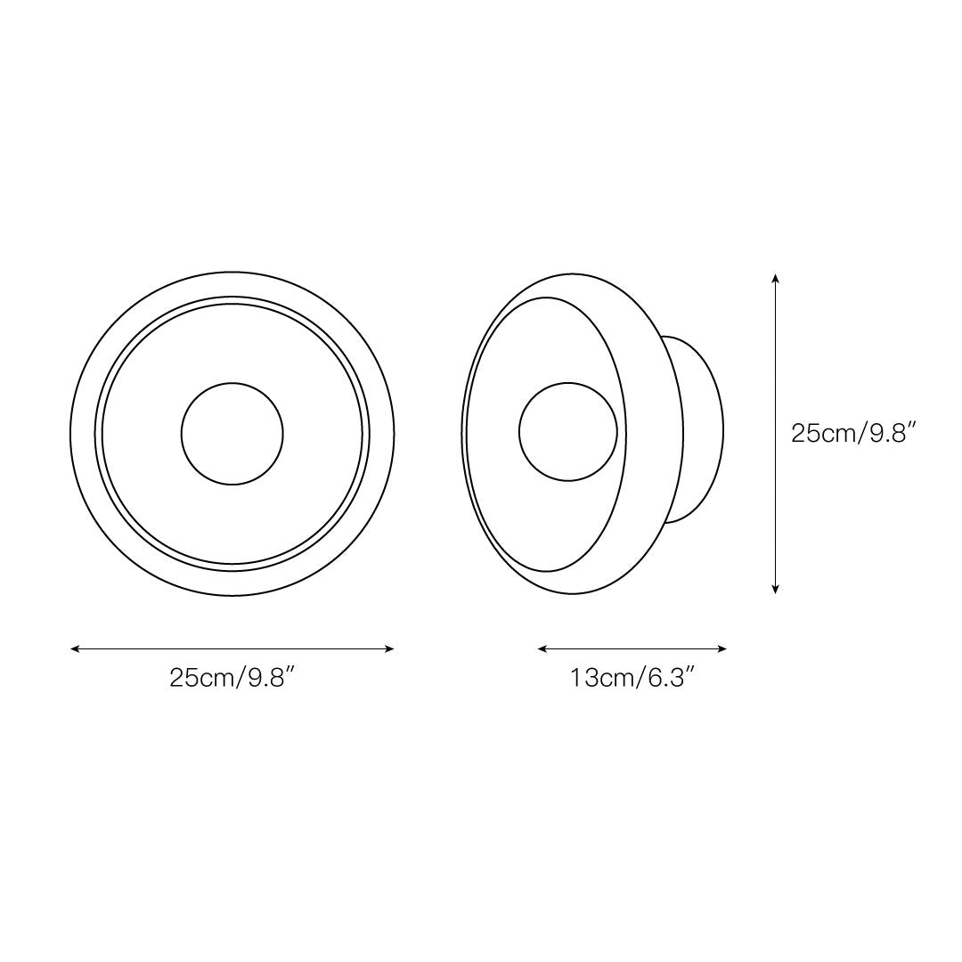 Piedra Modern Minimalist Marble Glass Wall Lamp - Letslighting