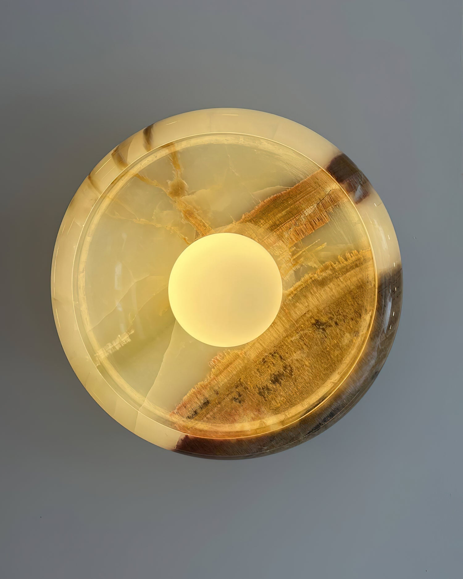 Onvix Wandleuchte aus Natur-Onyx-Letslighting