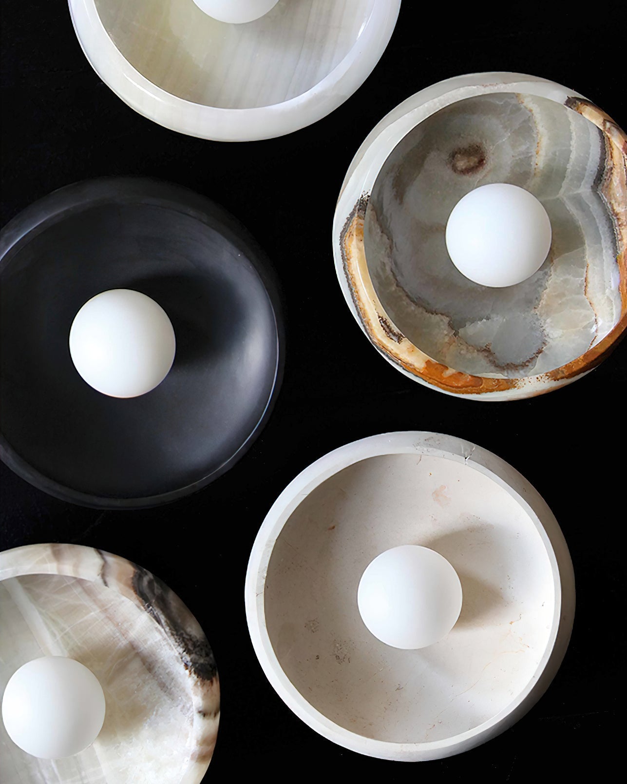 Onvix Wandleuchte aus Natur-Onyx-Letslighting