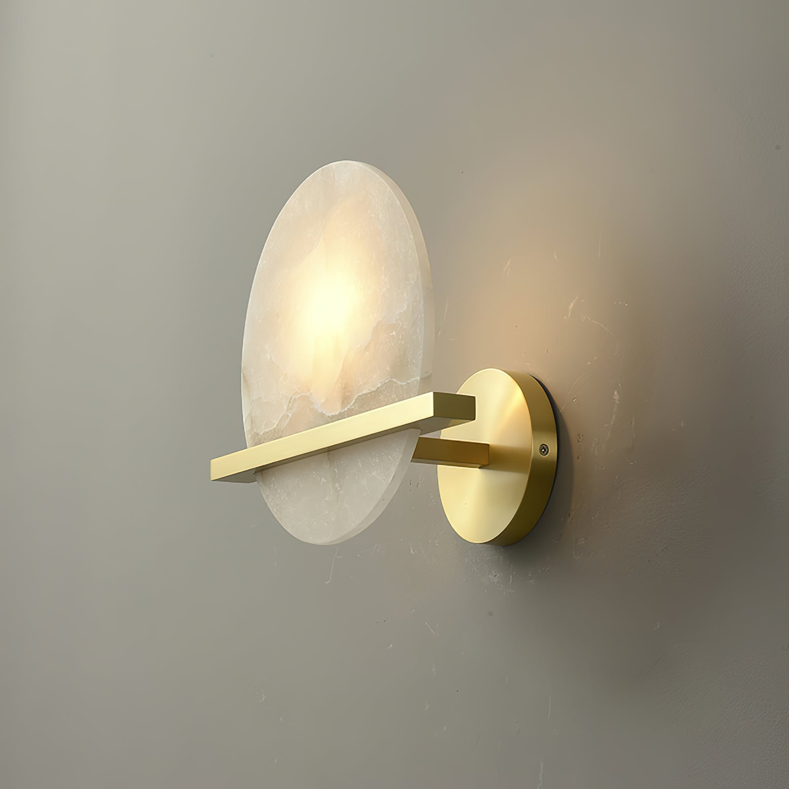 Vatalisra Modern Minimalist Alabaster Wall Lamp - Letslighting