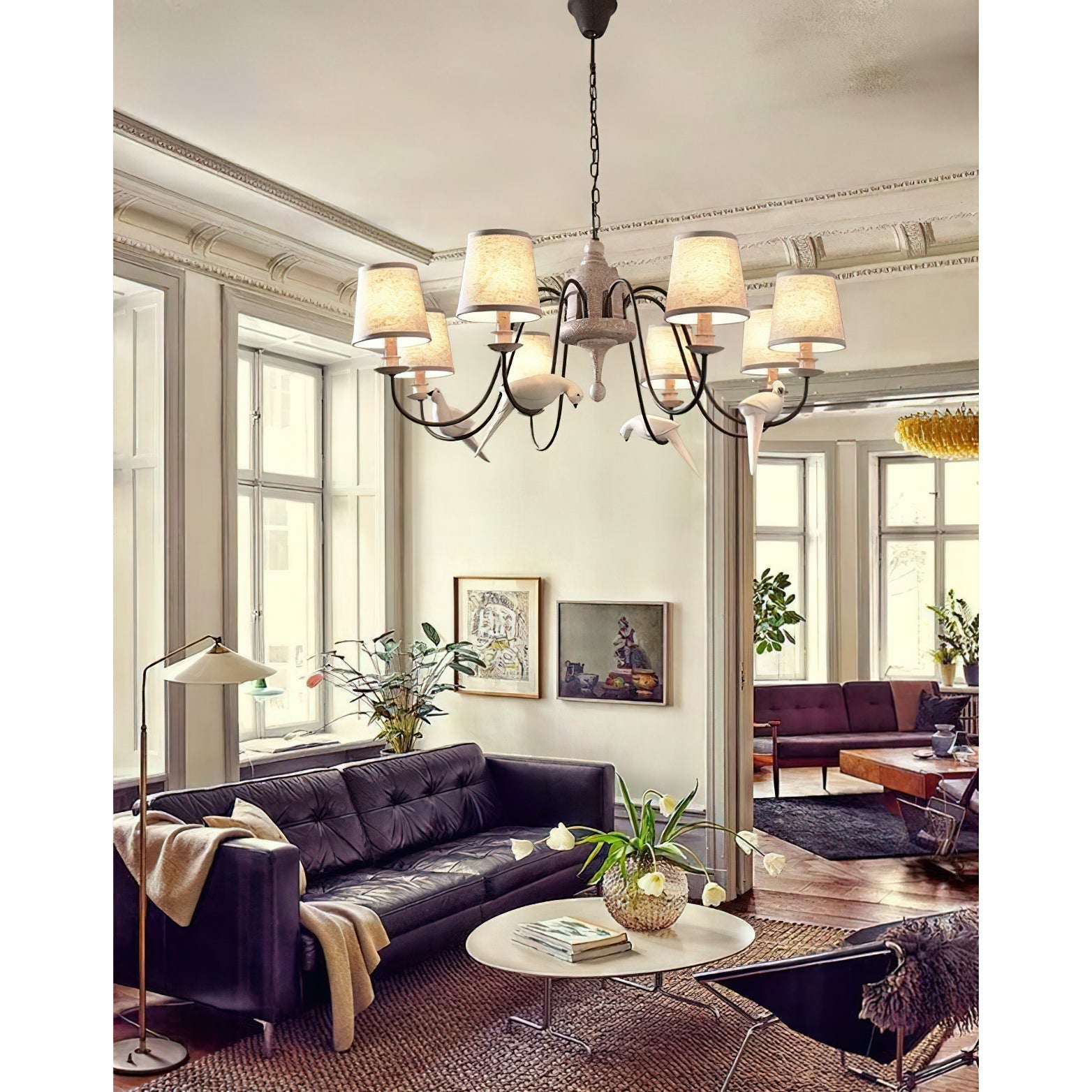 Avcarora Postmoderner Luxus-Stoff-Kronleuchter-Letslighting