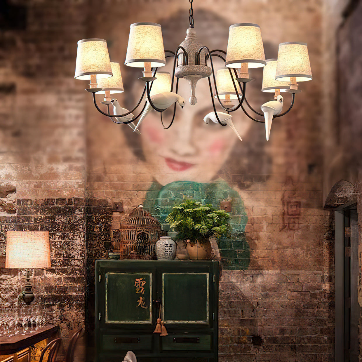 Avcarora Postmoderner Luxus-Stoff-Kronleuchter-Letslighting