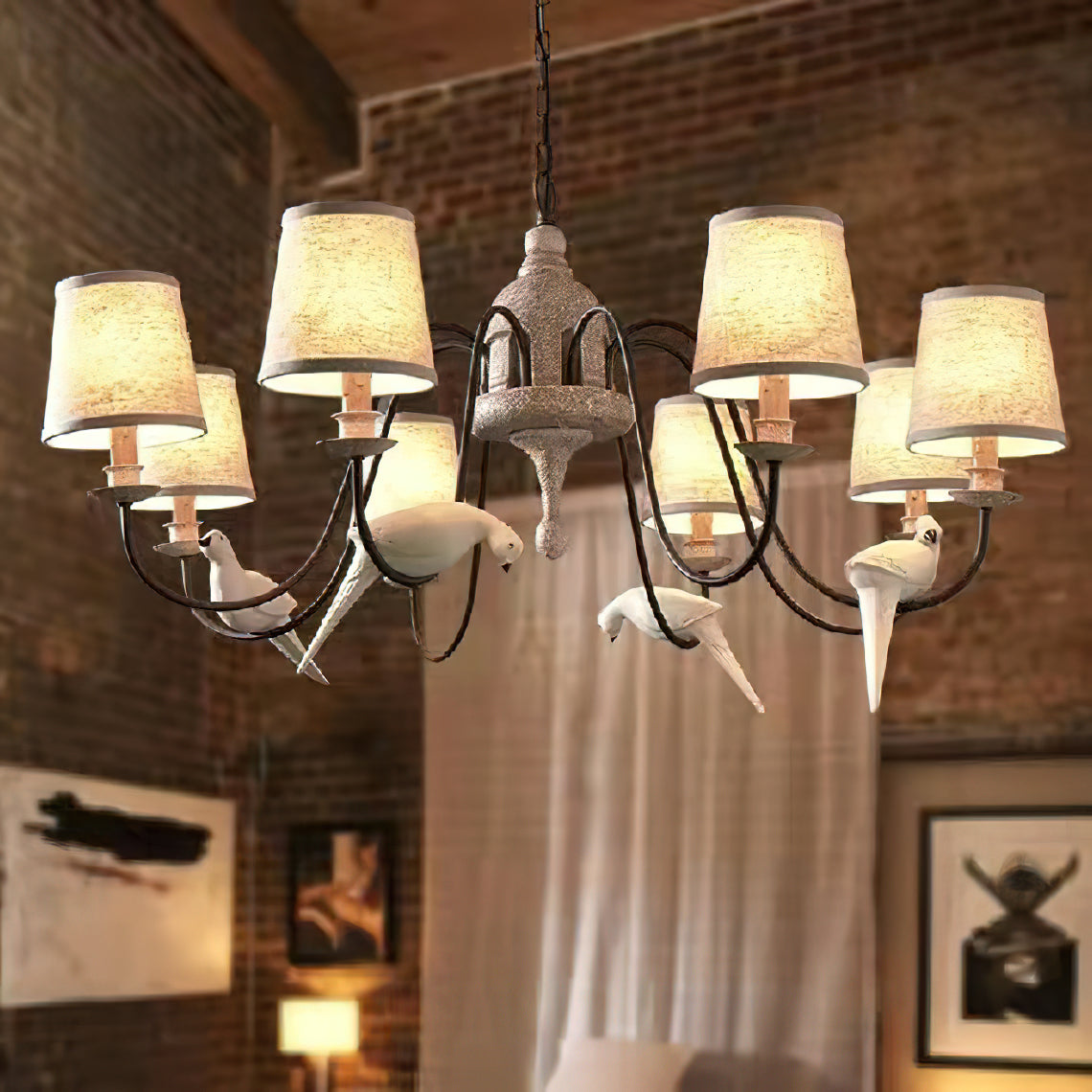 Avcarora Postmoderner Luxus-Stoff-Kronleuchter-Letslighting