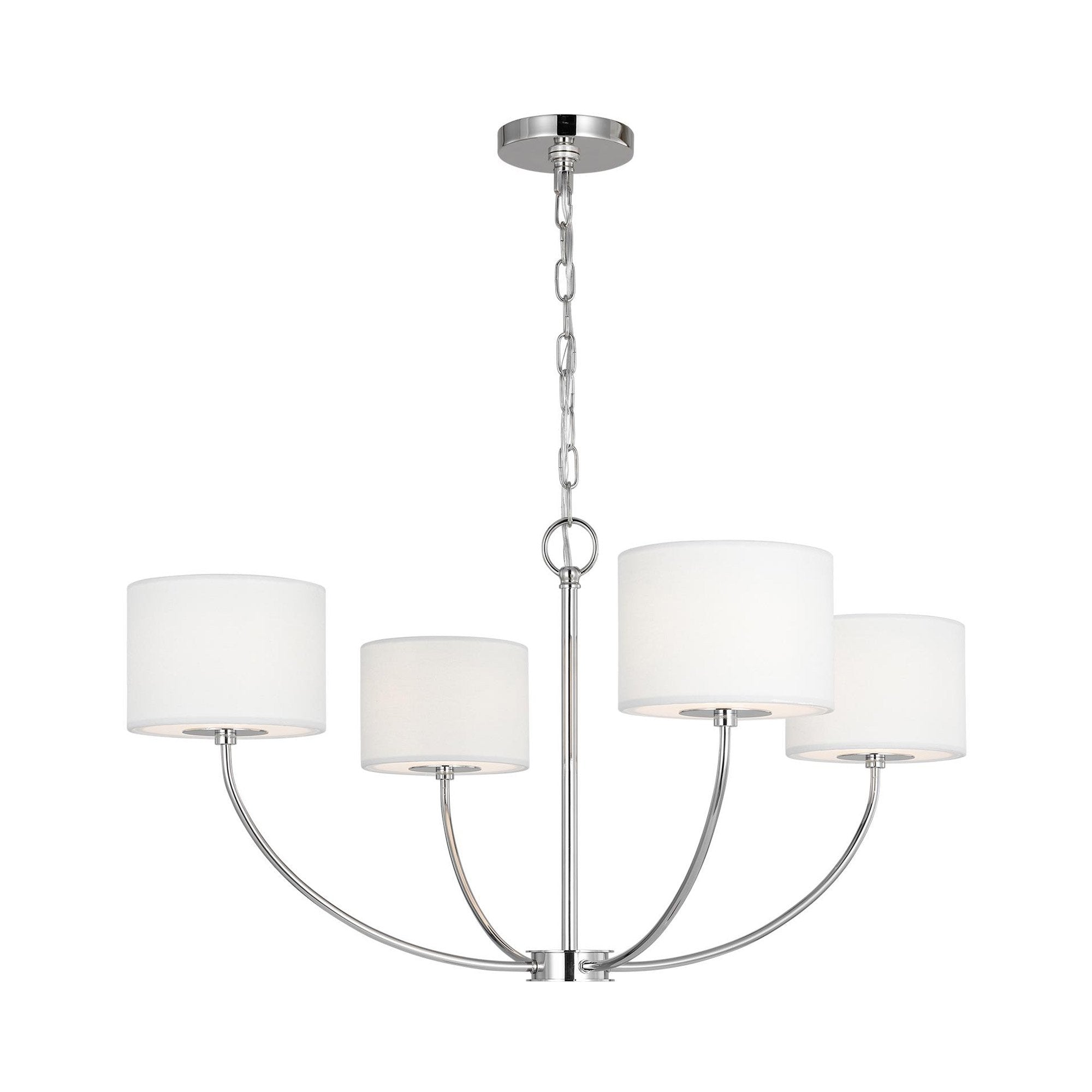 Mycaren Industrieller Vintage Kronleuchter aus Messing mit Stoffbezug-Letslighting