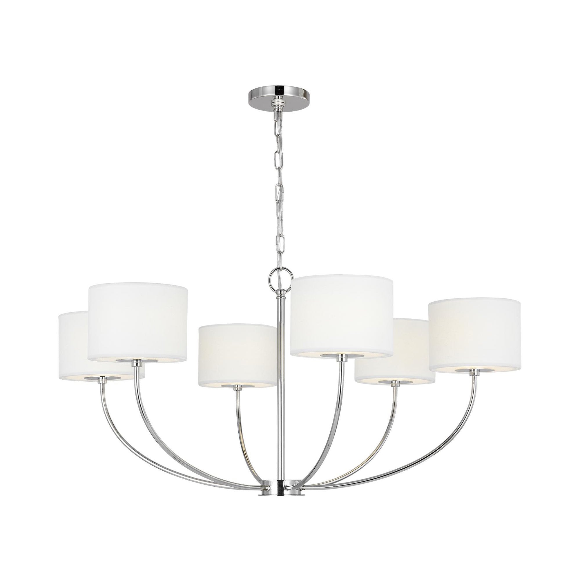 Mycaren Industrieller Vintage Kronleuchter aus Messing mit Stoffbezug-Letslighting