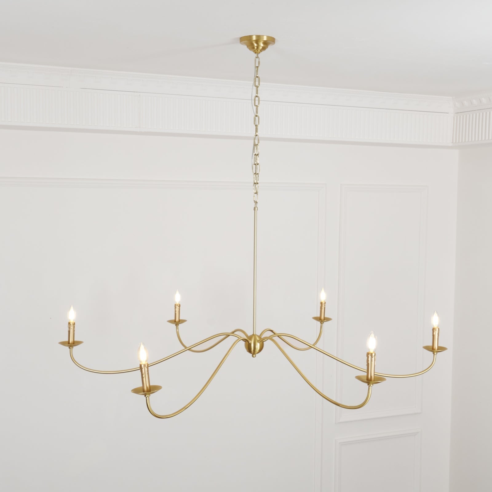 Varese Kronleuchter 6-Licht Kerzen-Letslighting
