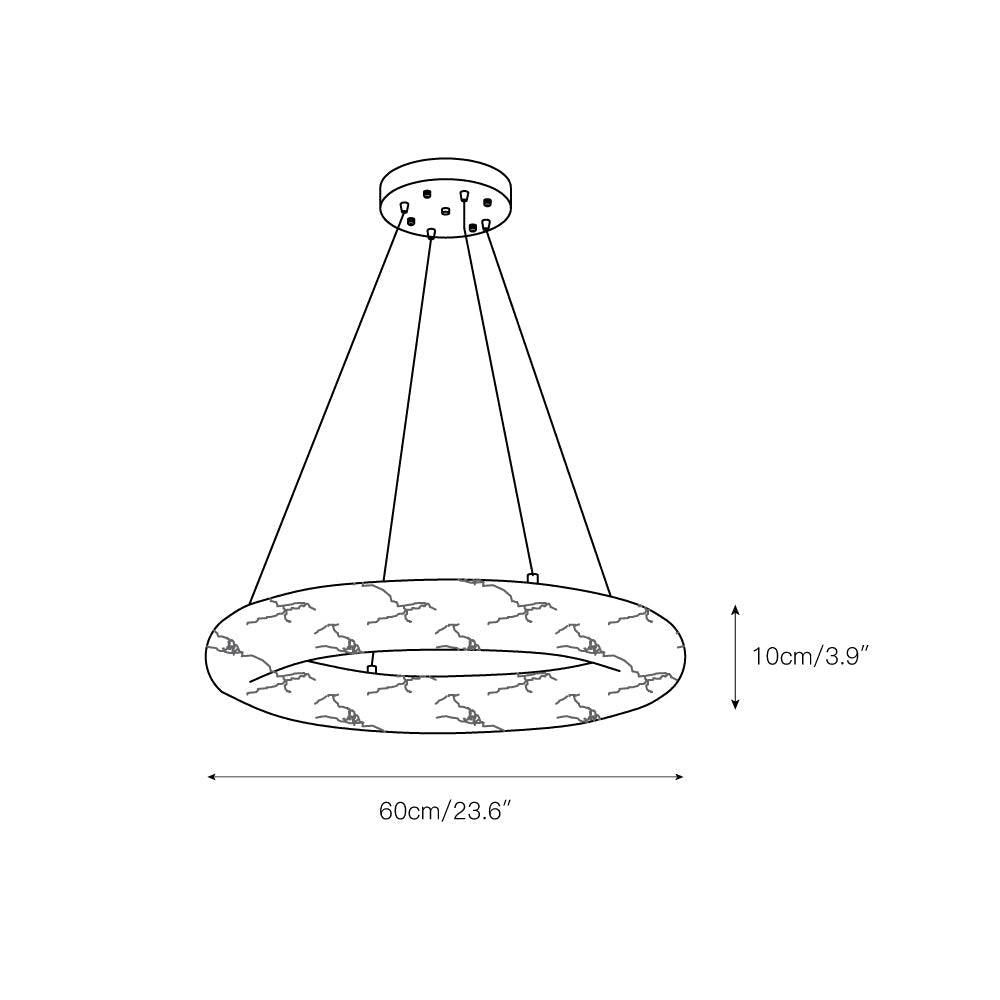 Alvynora Modern Minimalist Brass Alabaster Chandelier - Letslighting