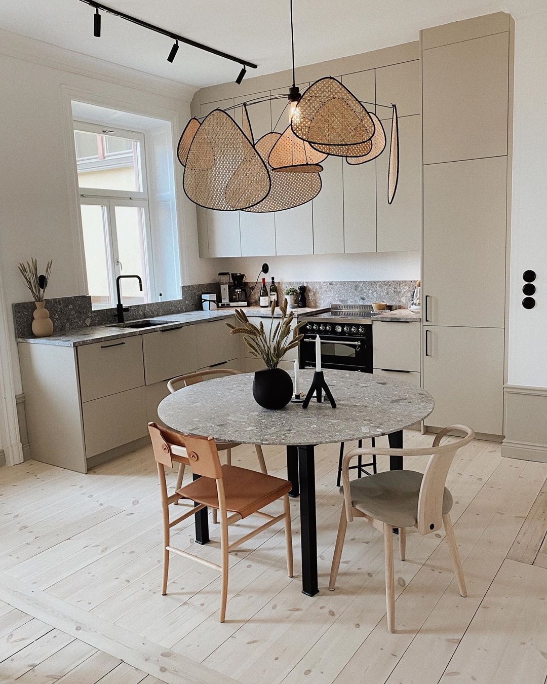 Lustra Kronleuchter Schirm Cannage Suspension Retro-Letslighting
