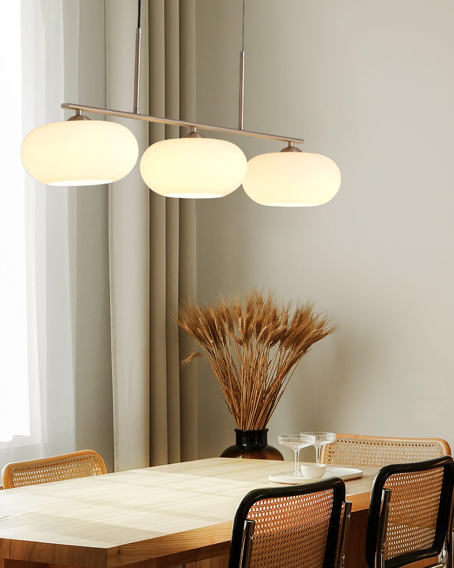 Lustra Pendelleuchte 3-Licht Kugelförmig Linear-Letslighting