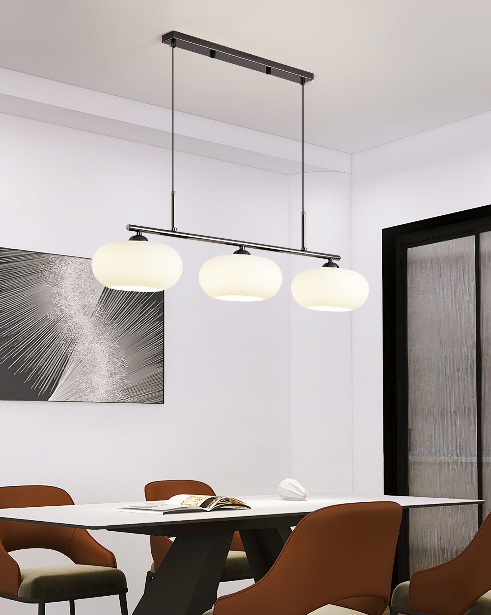 Lustra Pendelleuchte 3-Licht Kugelförmig Linear-Letslighting