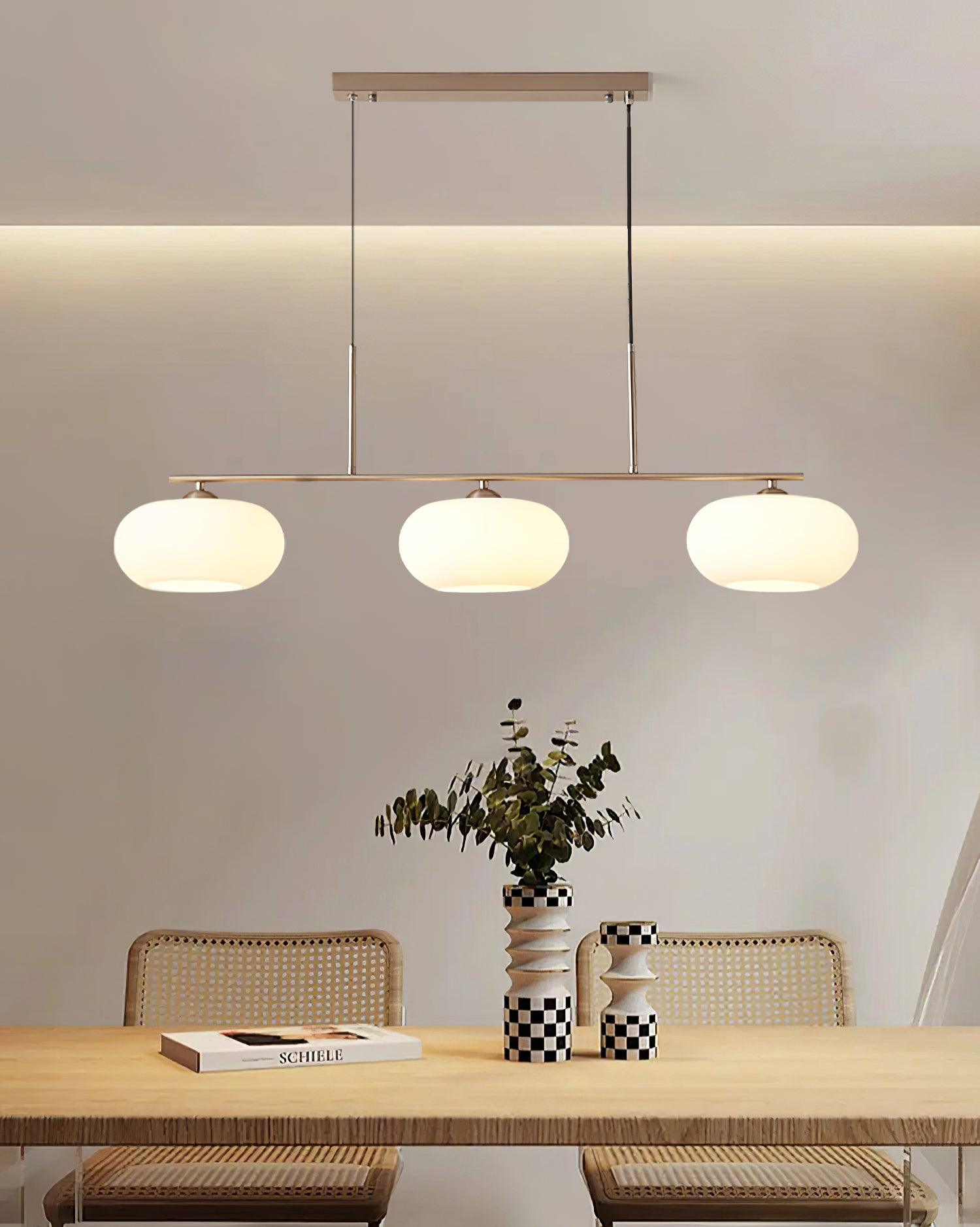 Lustra Pendelleuchte 3-Licht Kugelförmig Linear-Letslighting