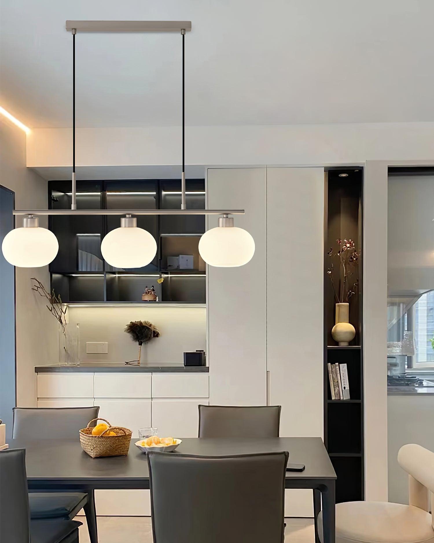 Lustra Pendelleuchte 3-Licht Kugelförmig Linear-Letslighting
