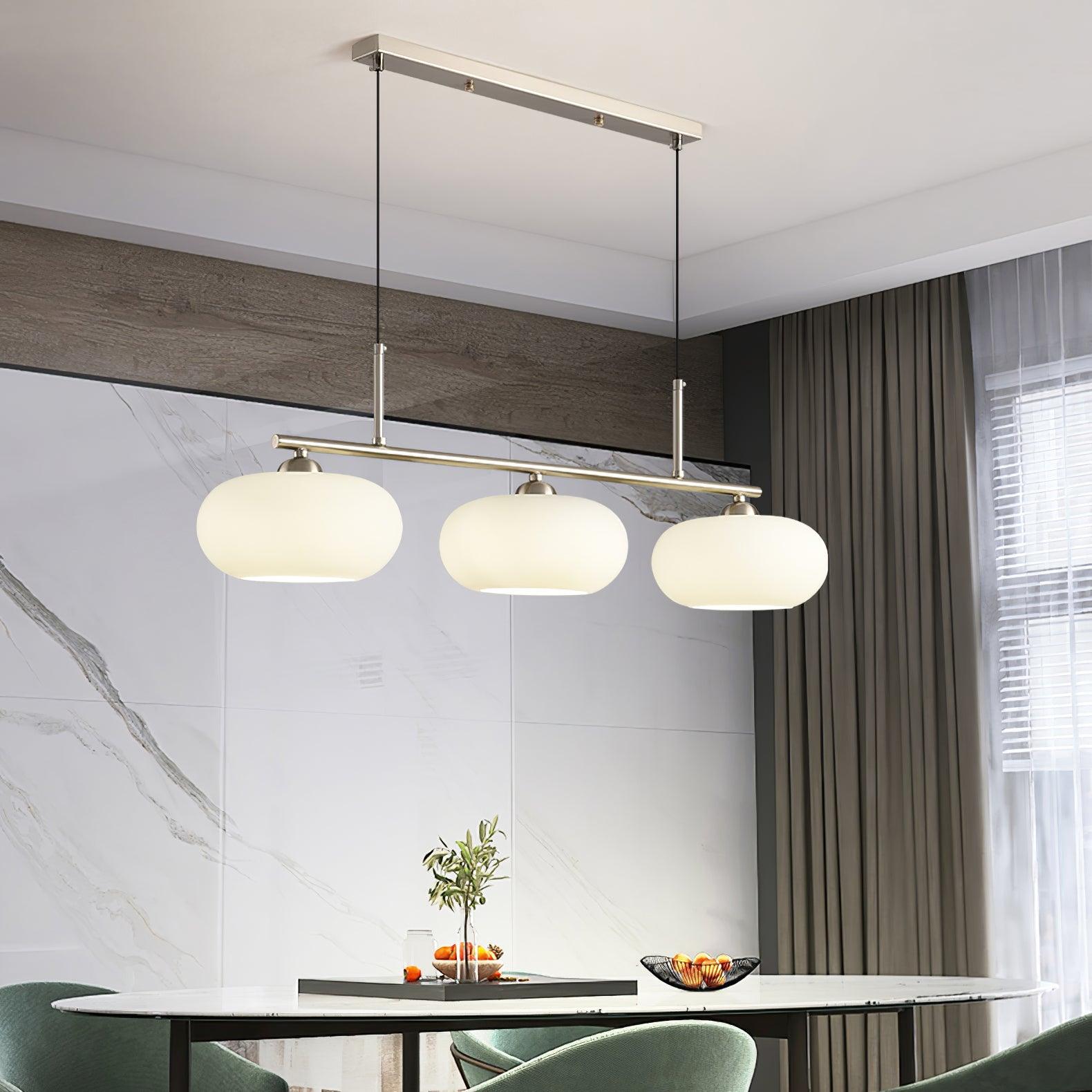 Lustra Pendelleuchte 3-Licht Kugelförmig Linear-Letslighting