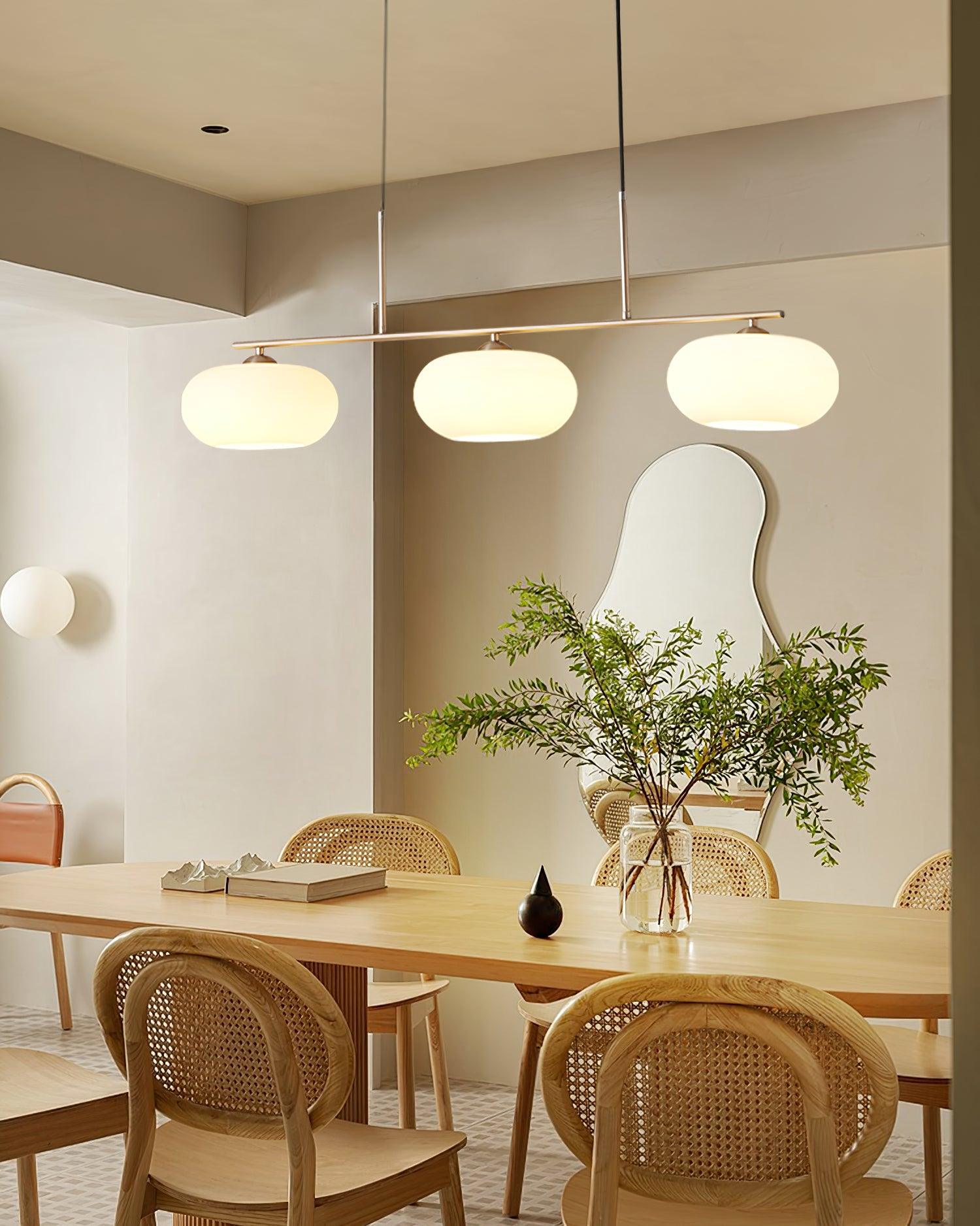 Lustra Pendelleuchte 3-Licht Kugelförmig Linear-Letslighting