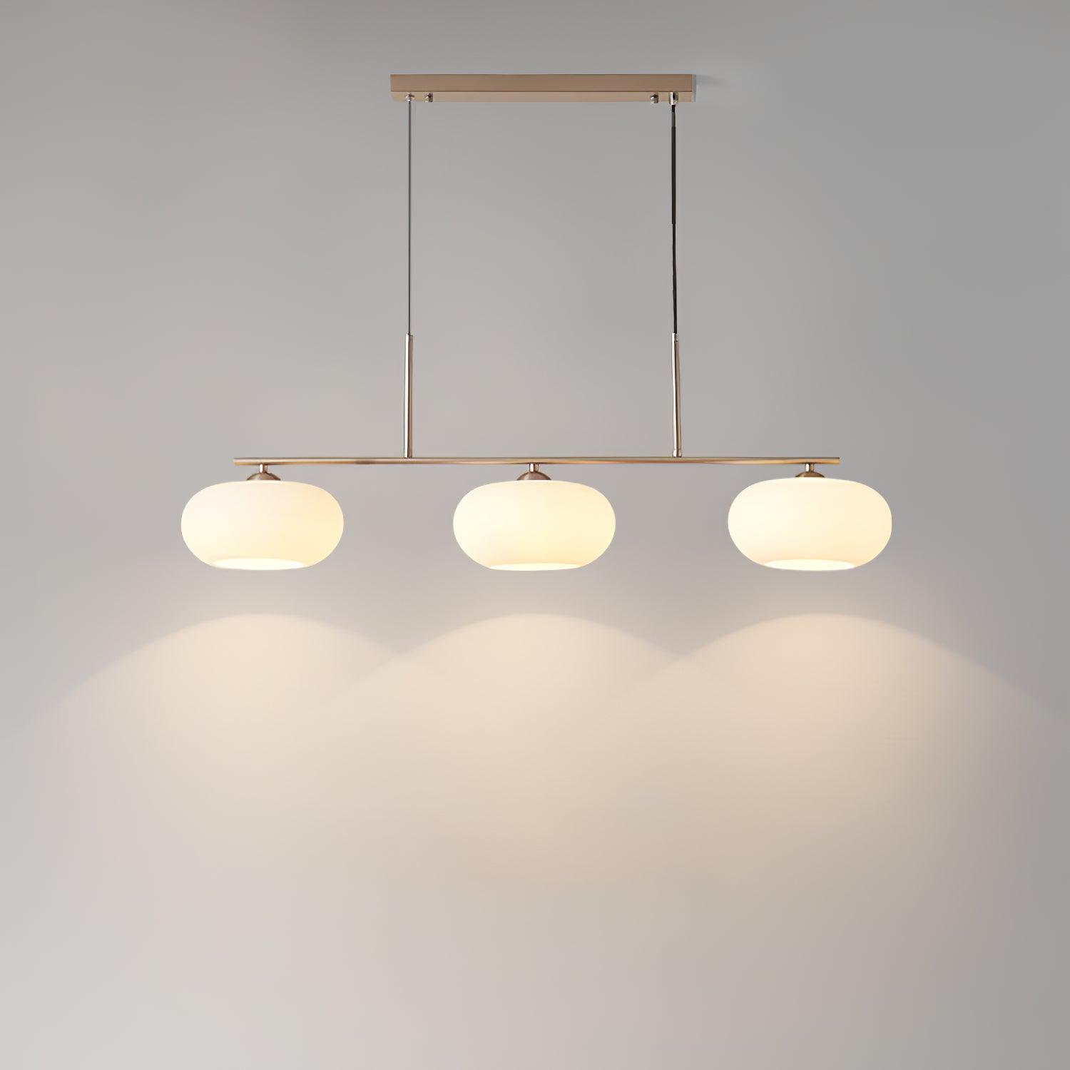Lustra Pendelleuchte 3-Licht Kugelförmig Linear-Letslighting