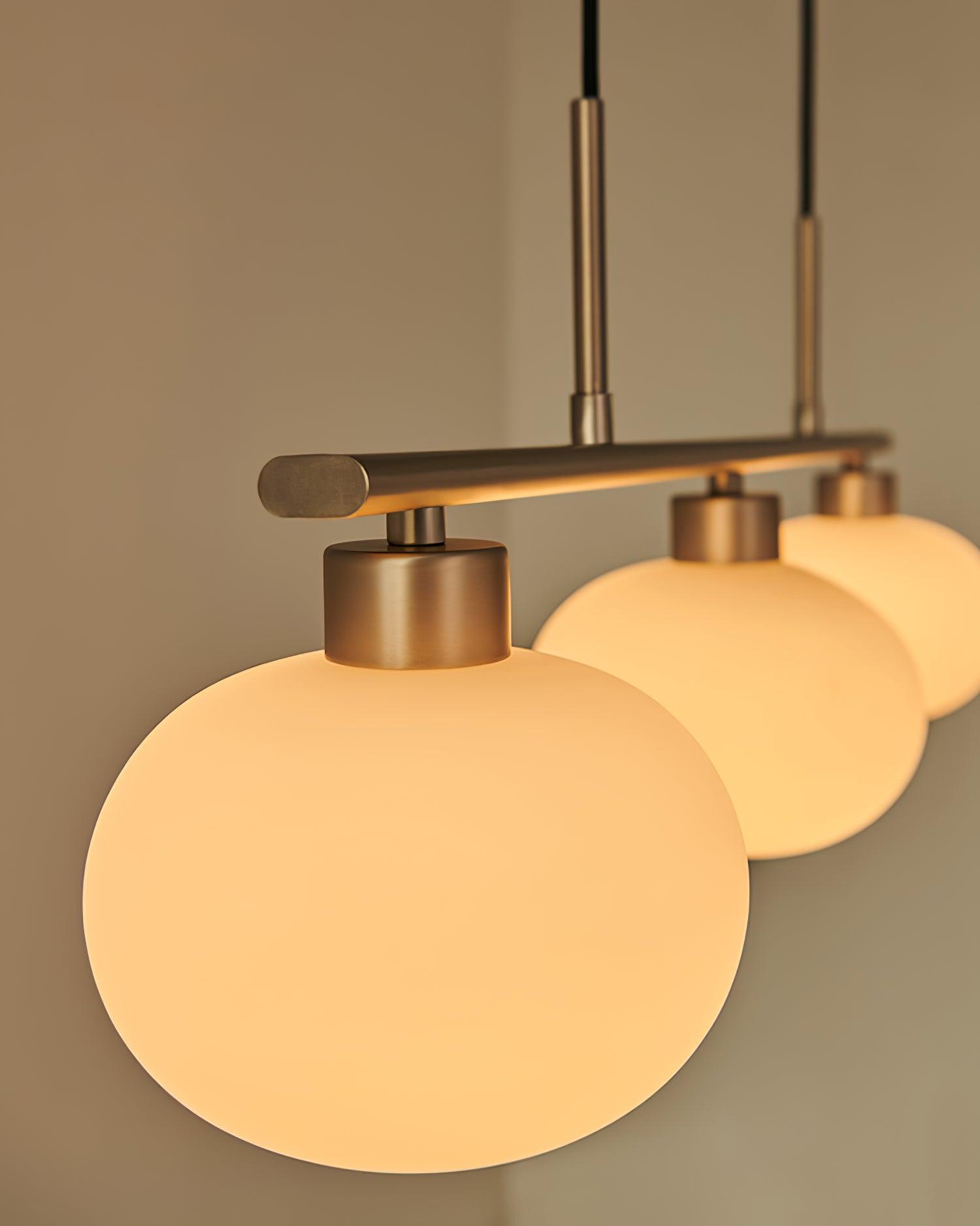 Lustra Pendelleuchte 3-Licht Kugelförmig Linear-Letslighting