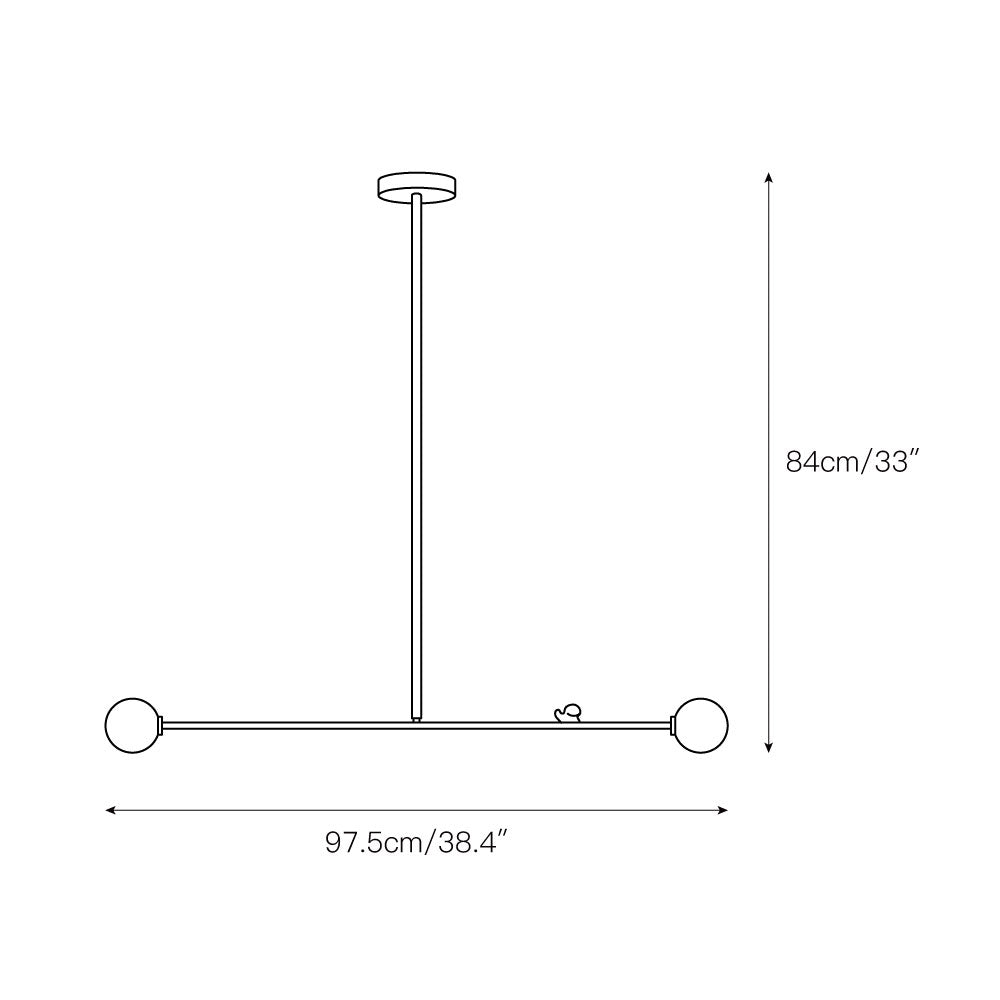 Zaveniel Messing Glas Pendelleuchte-Letslighting
