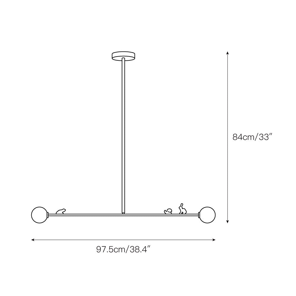 Zaveniel Messing Glas Pendelleuchte-Letslighting