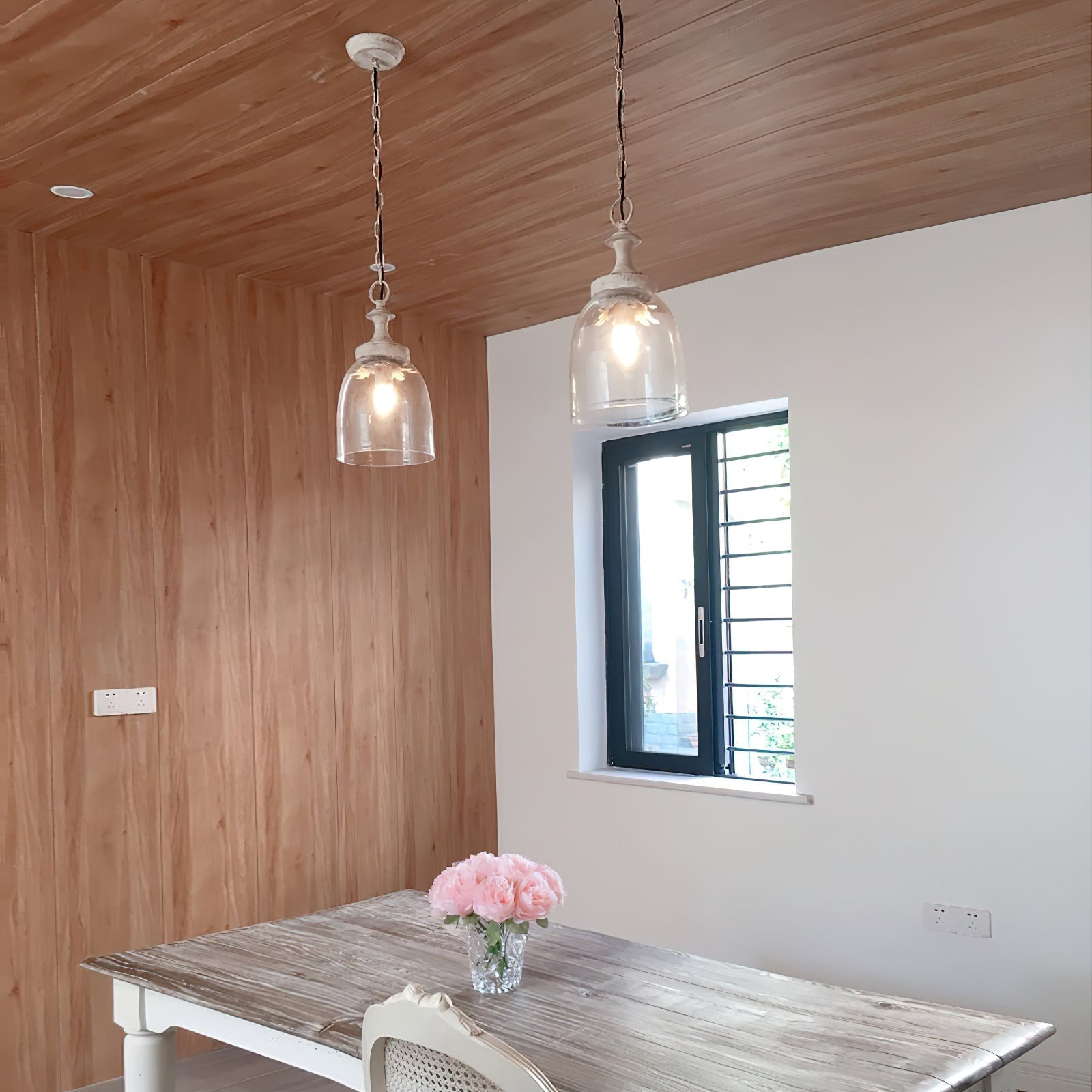 Nyrinaris Vintage Glas Pendelleuchte-Letslighting