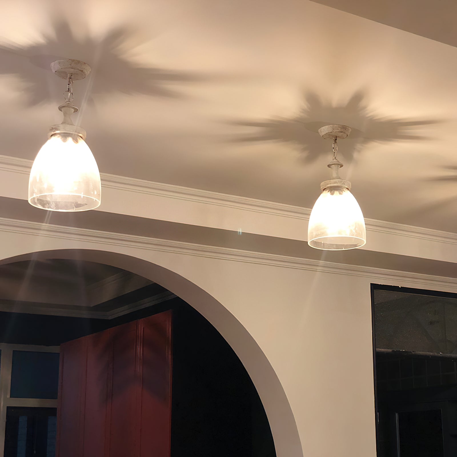 Nyrinaris Vintage Glas Pendelleuchte-Letslighting