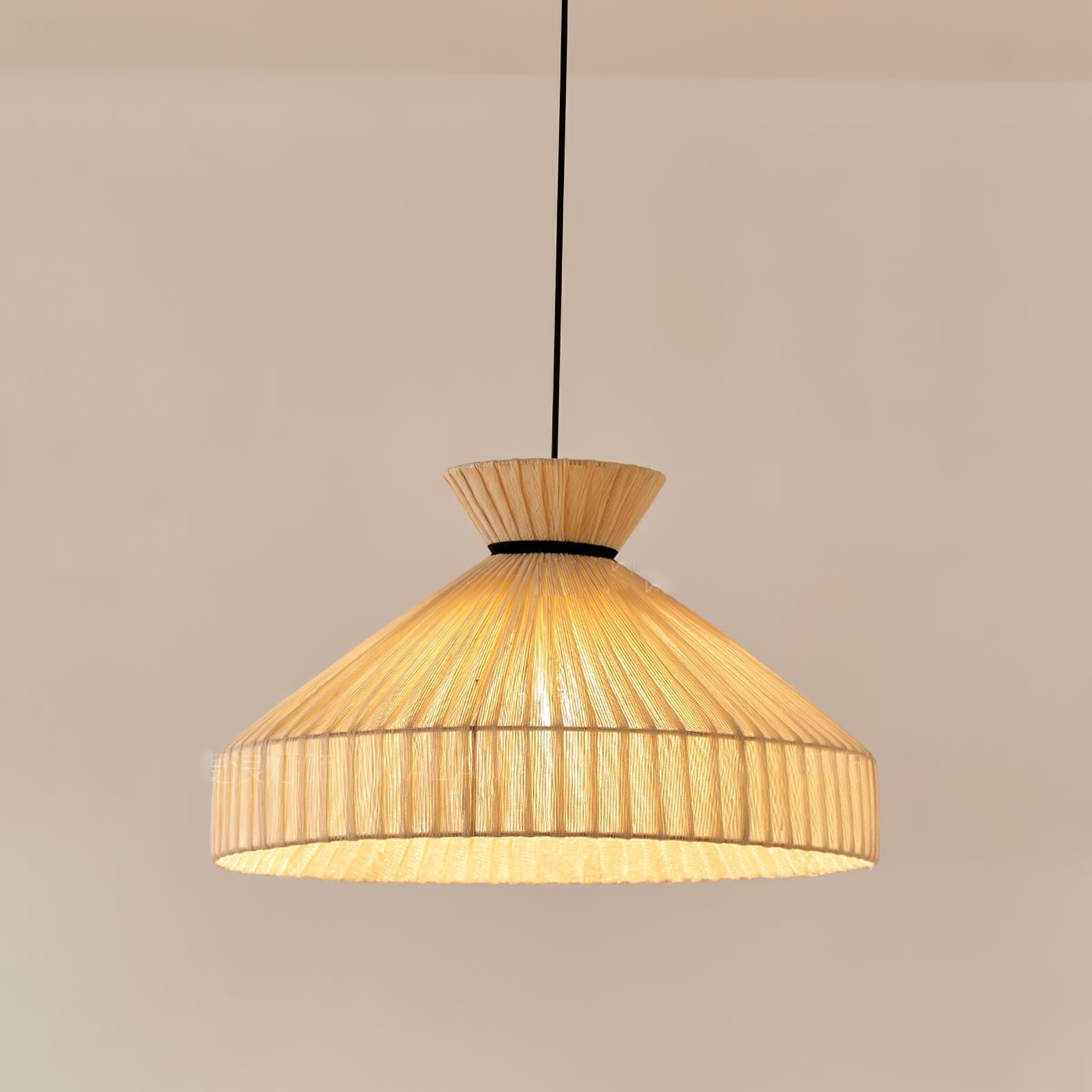 Cusoren Eleganz Gezeiten Stoff Pendelleuchte-Letslighting