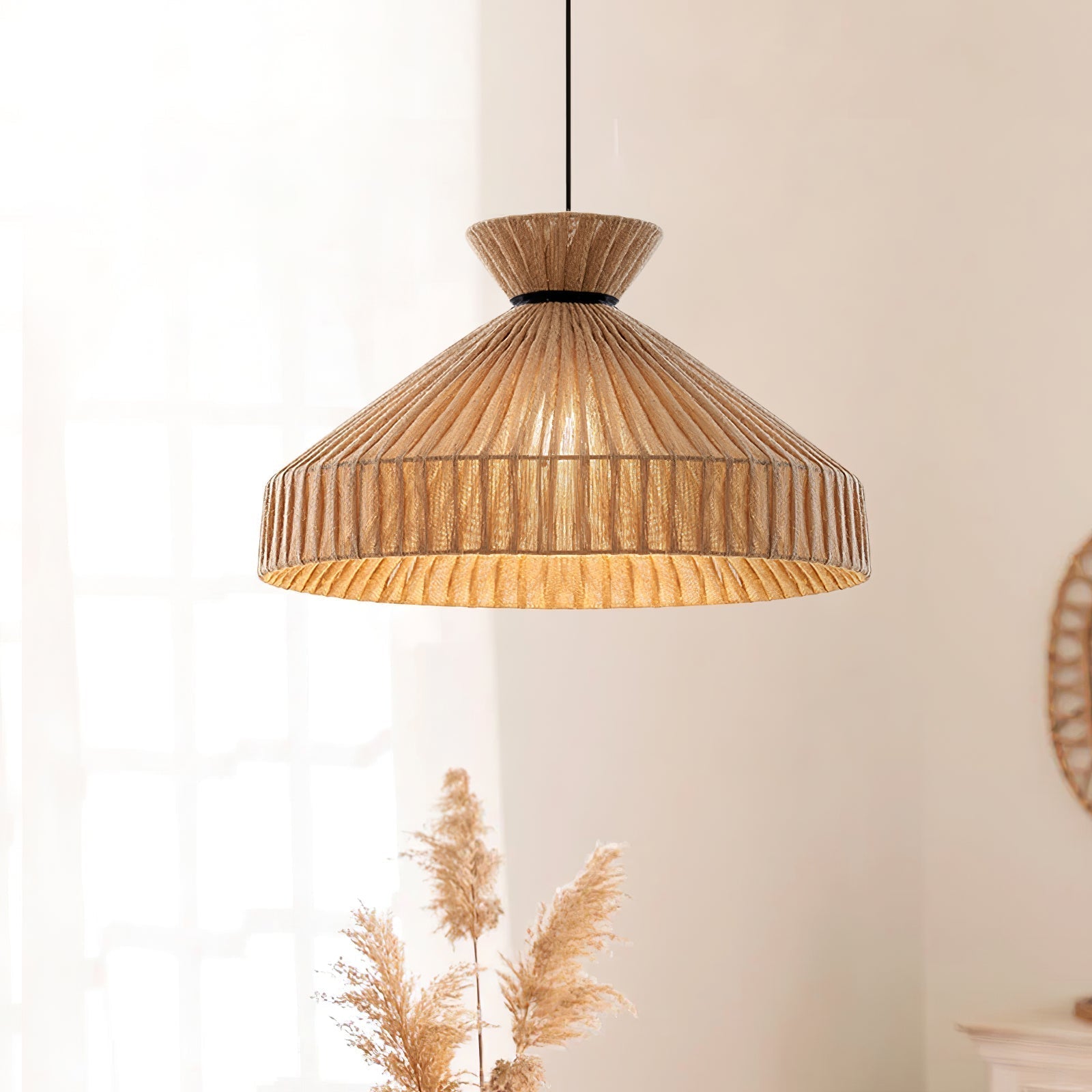 Cusoren Eleganz Gezeiten Stoff Pendelleuchte-Letslighting