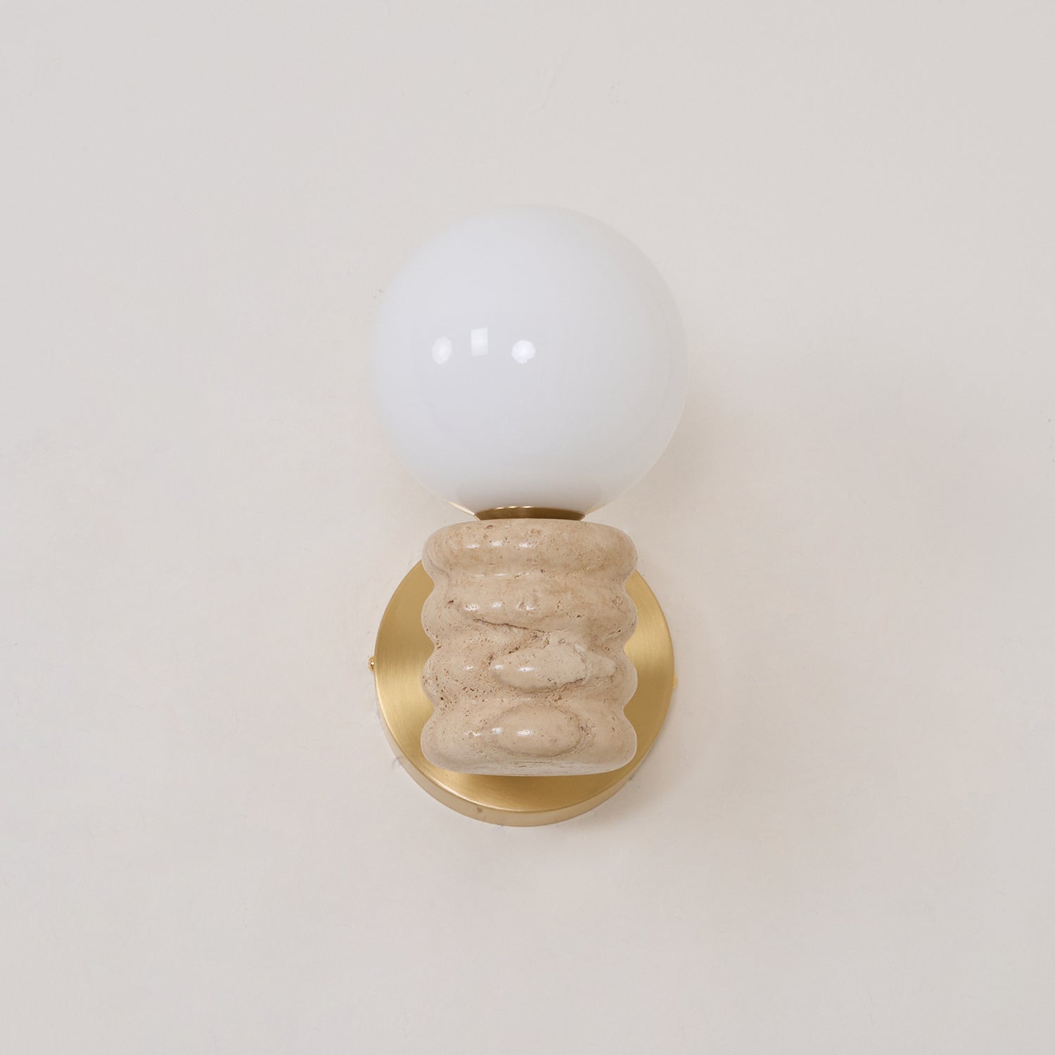 Calenne Wall Lamp Travertine - Letslighting