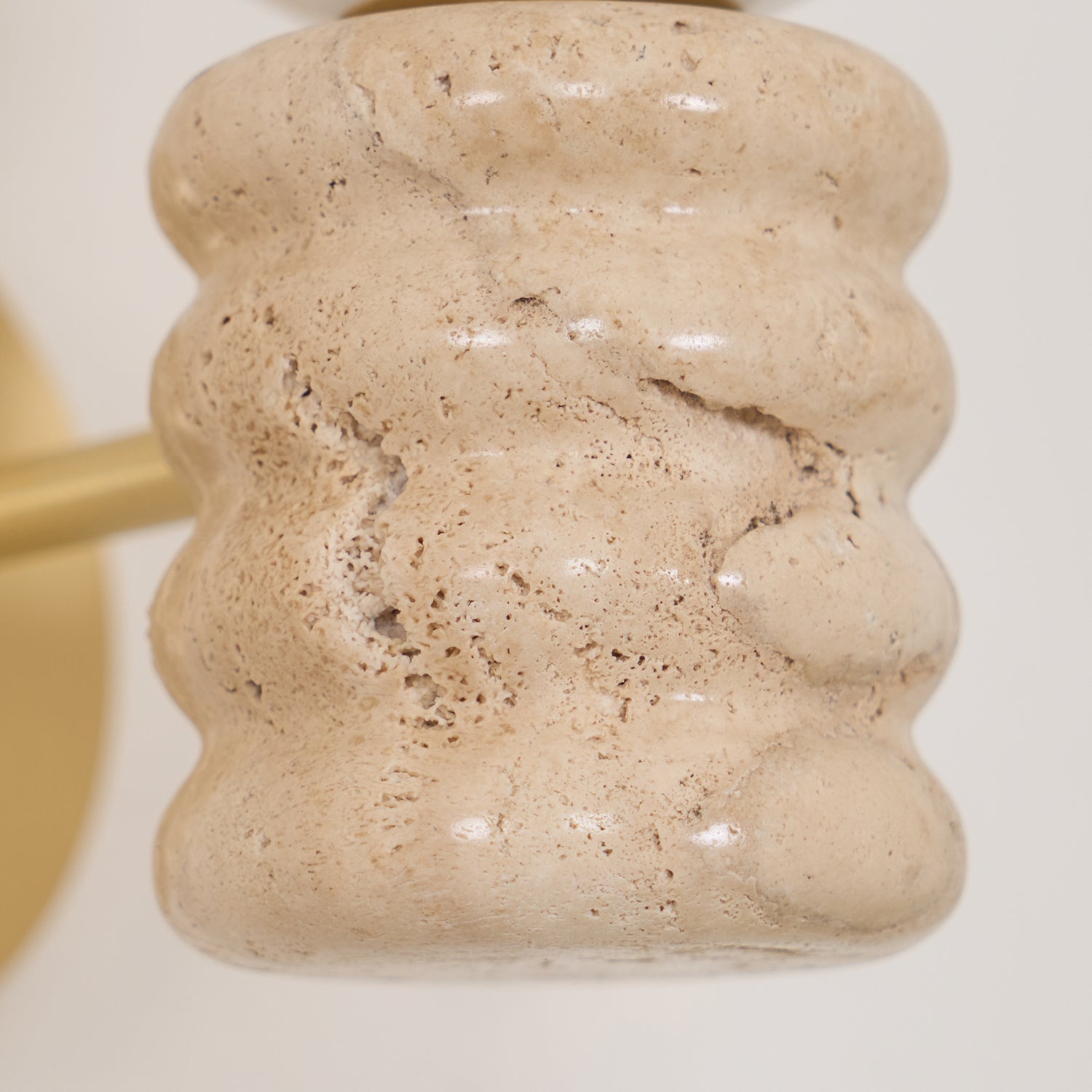 Calenne Wall Lamp Travertine - Letslighting