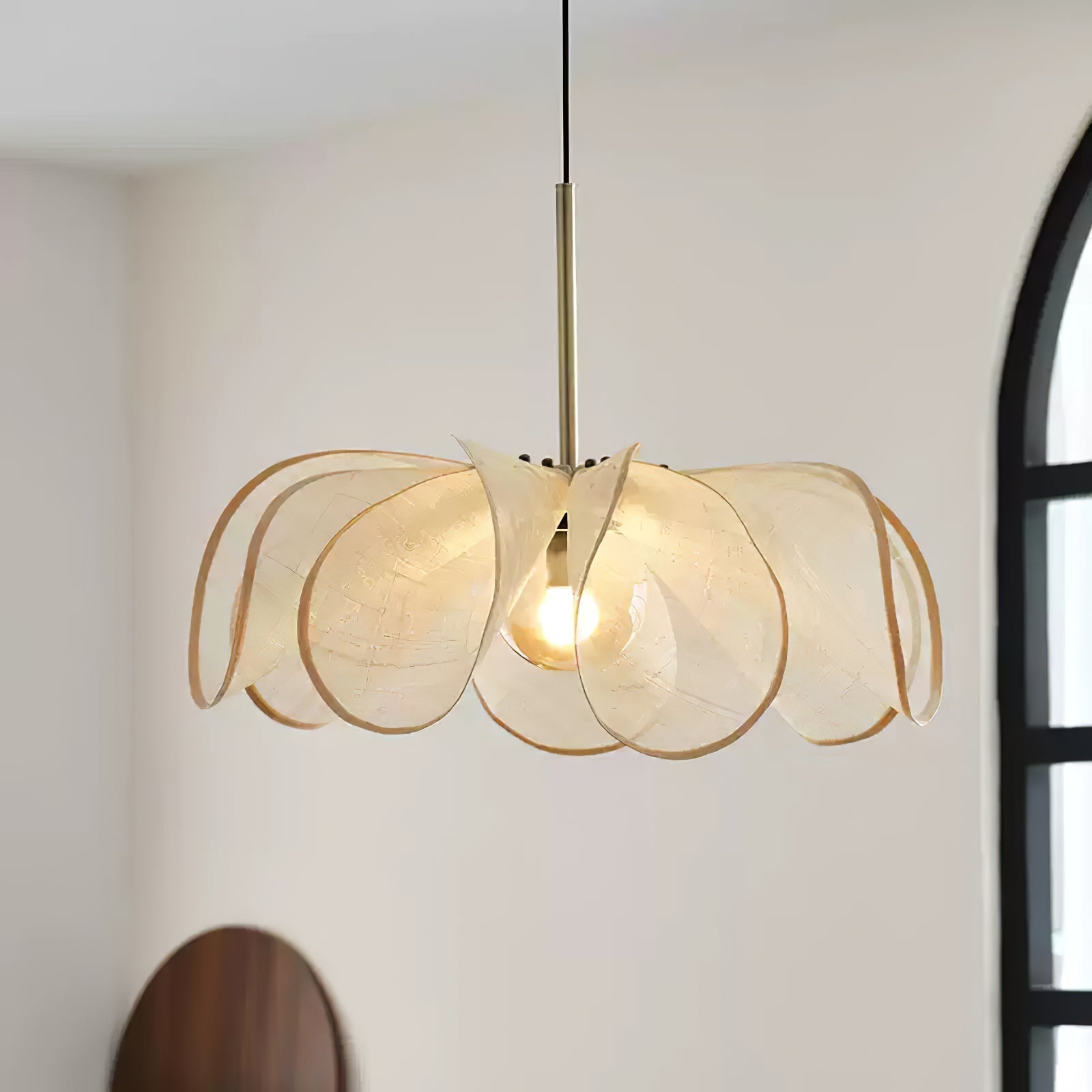 Elowe Abaca-Faser Pendelleuchte-Letslighting