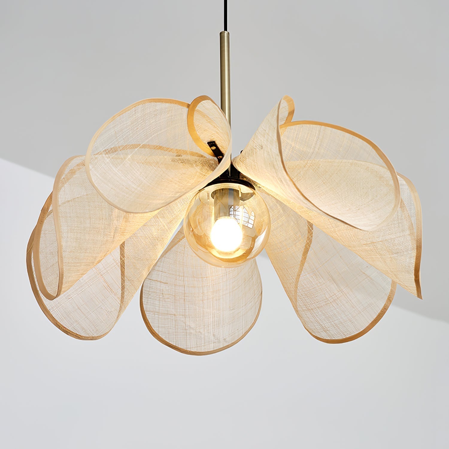 Elowe Abaca-Faser Pendelleuchte-Letslighting