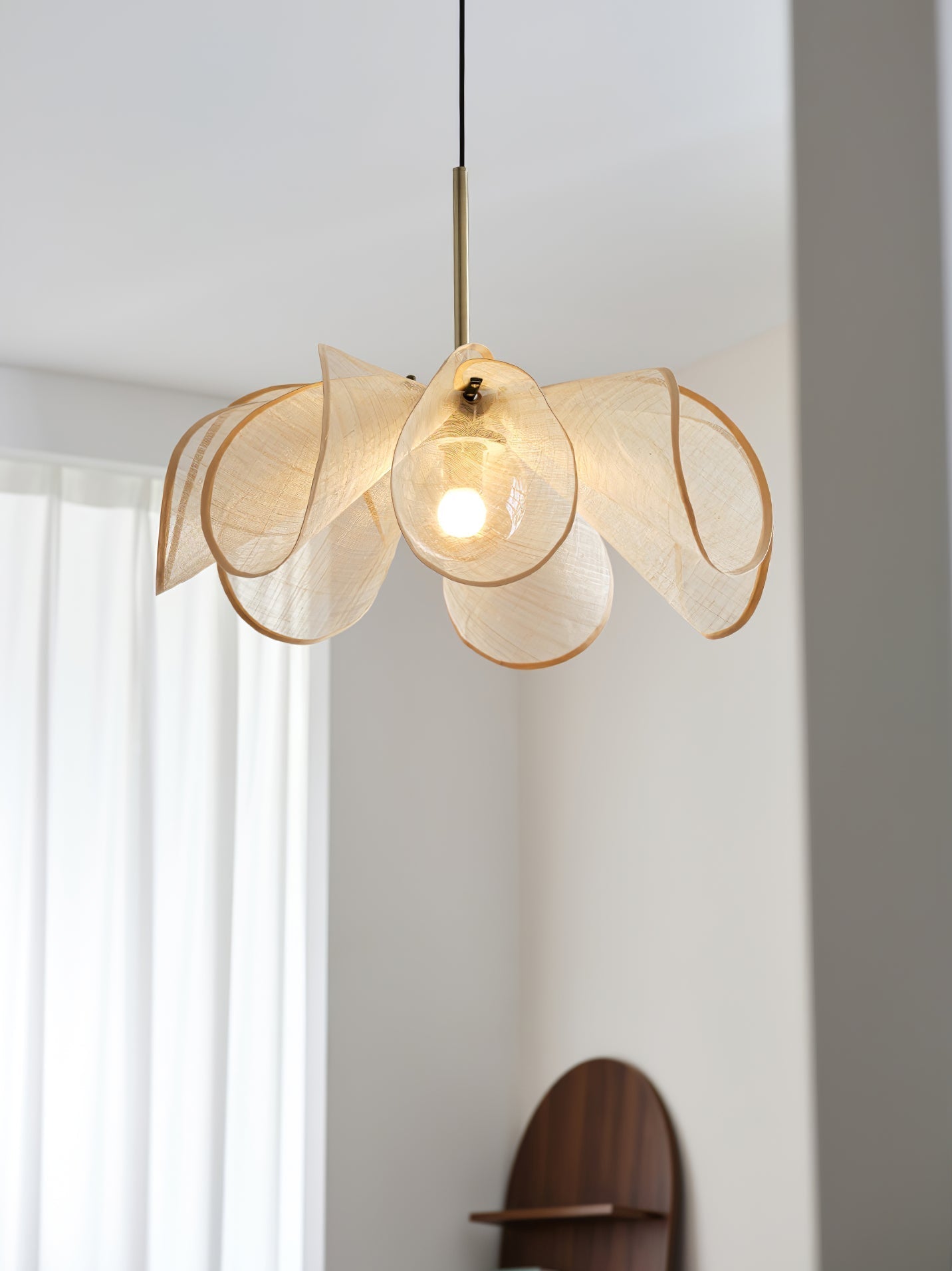Elowe Abaca-Faser Pendelleuchte-Letslighting