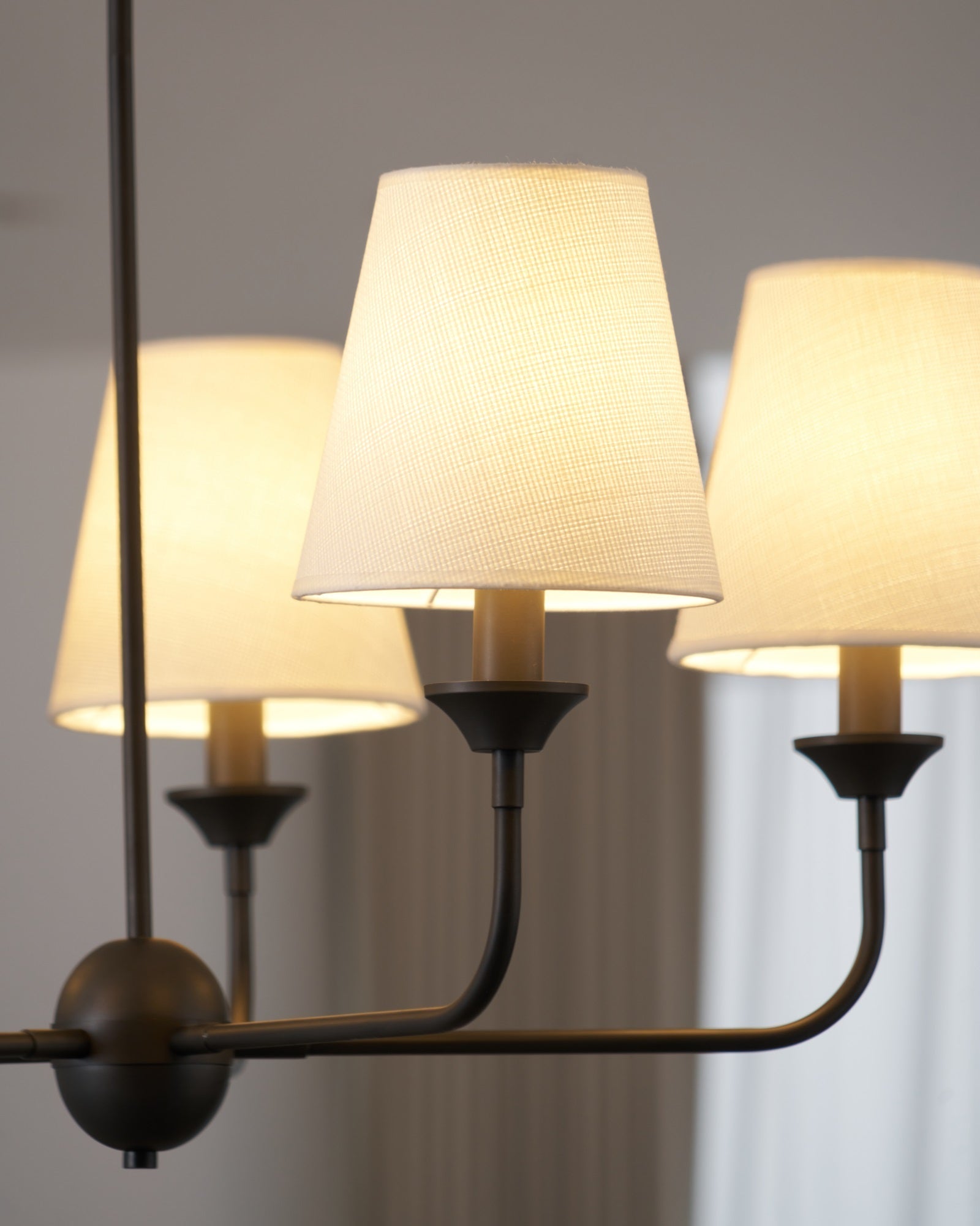 Zesorel Industrieller Vintage-Kronleuchter aus Stoff-Letslighting