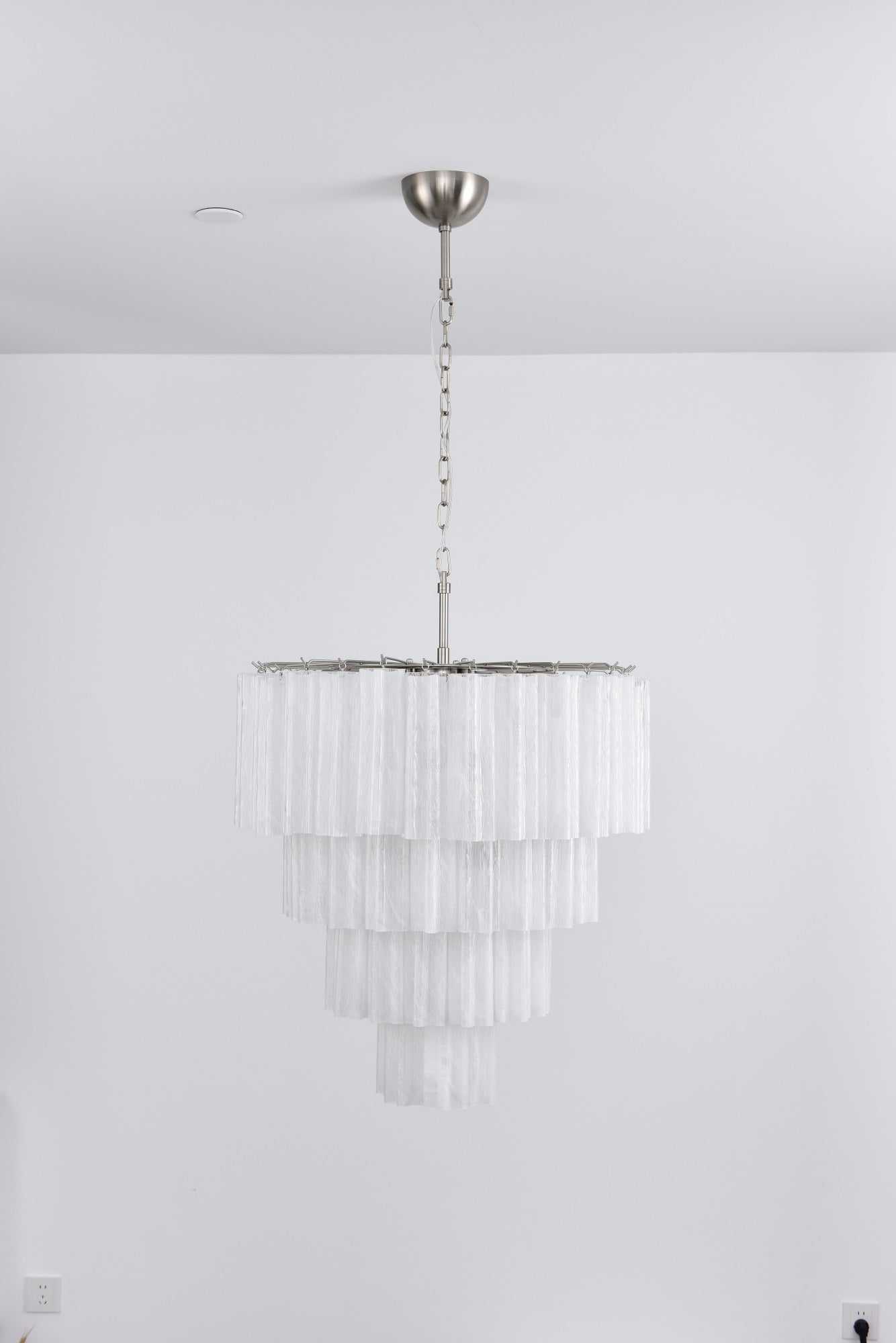 Aurora Chandelier Cascade Layered Glass Elegant Vintage - Neutralighting