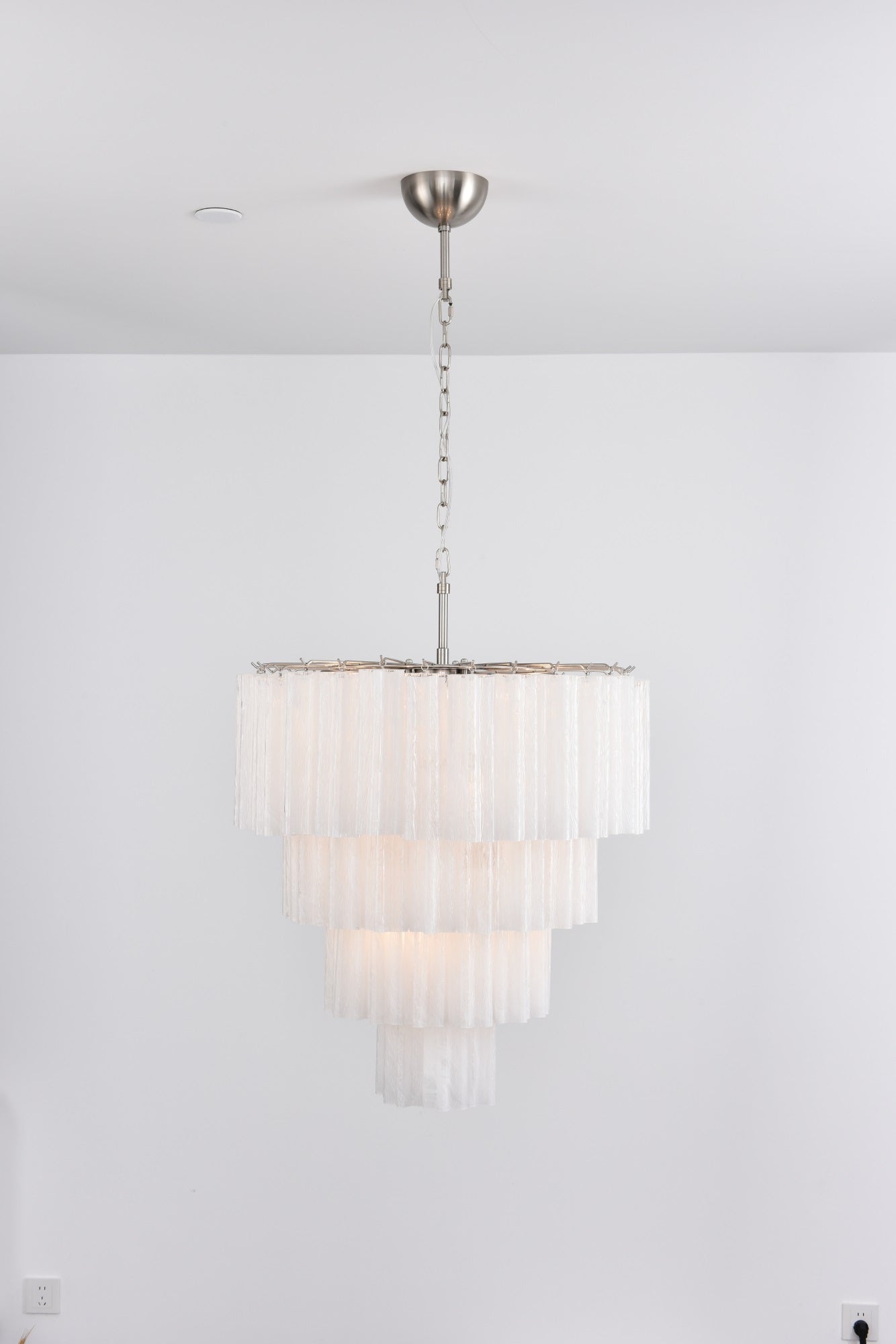 Aurora Chandelier Cascade Layered Glass Elegant Vintage - Neutralighting