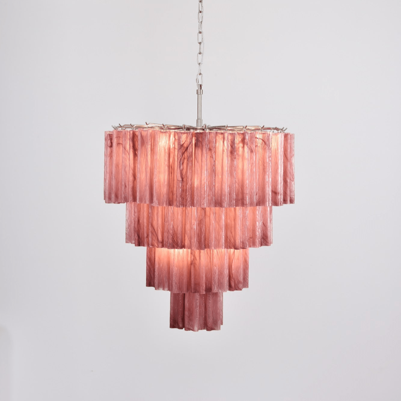 Aurora Chandelier Cascade Layered Glass Elegant Vintage - Neutralighting