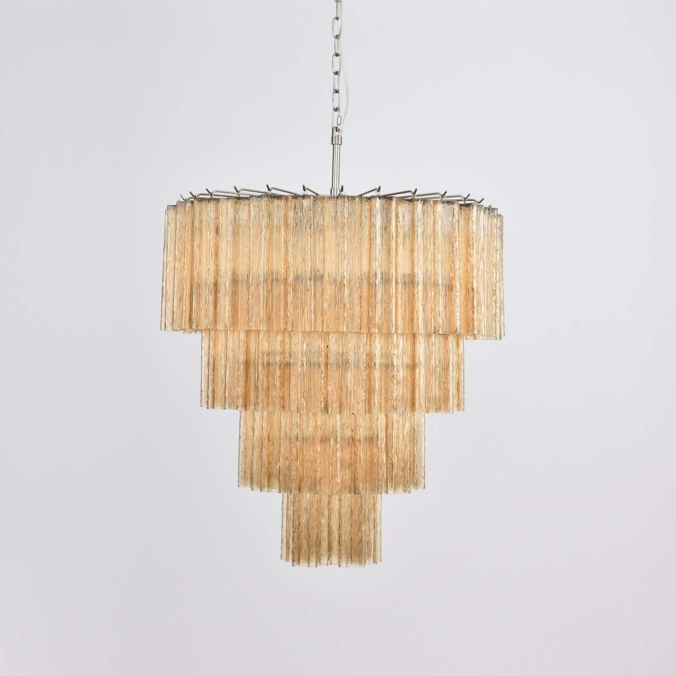 Aurora Chandelier Cascade Layered Glass Elegant Vintage - Neutralighting