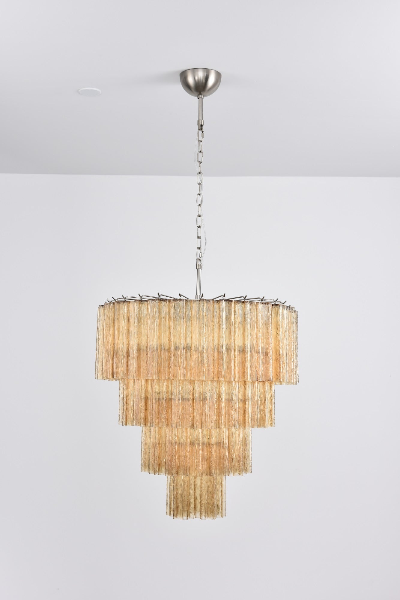 Aurora Chandelier Cascade Layered Glass Elegant Vintage - Neutralighting